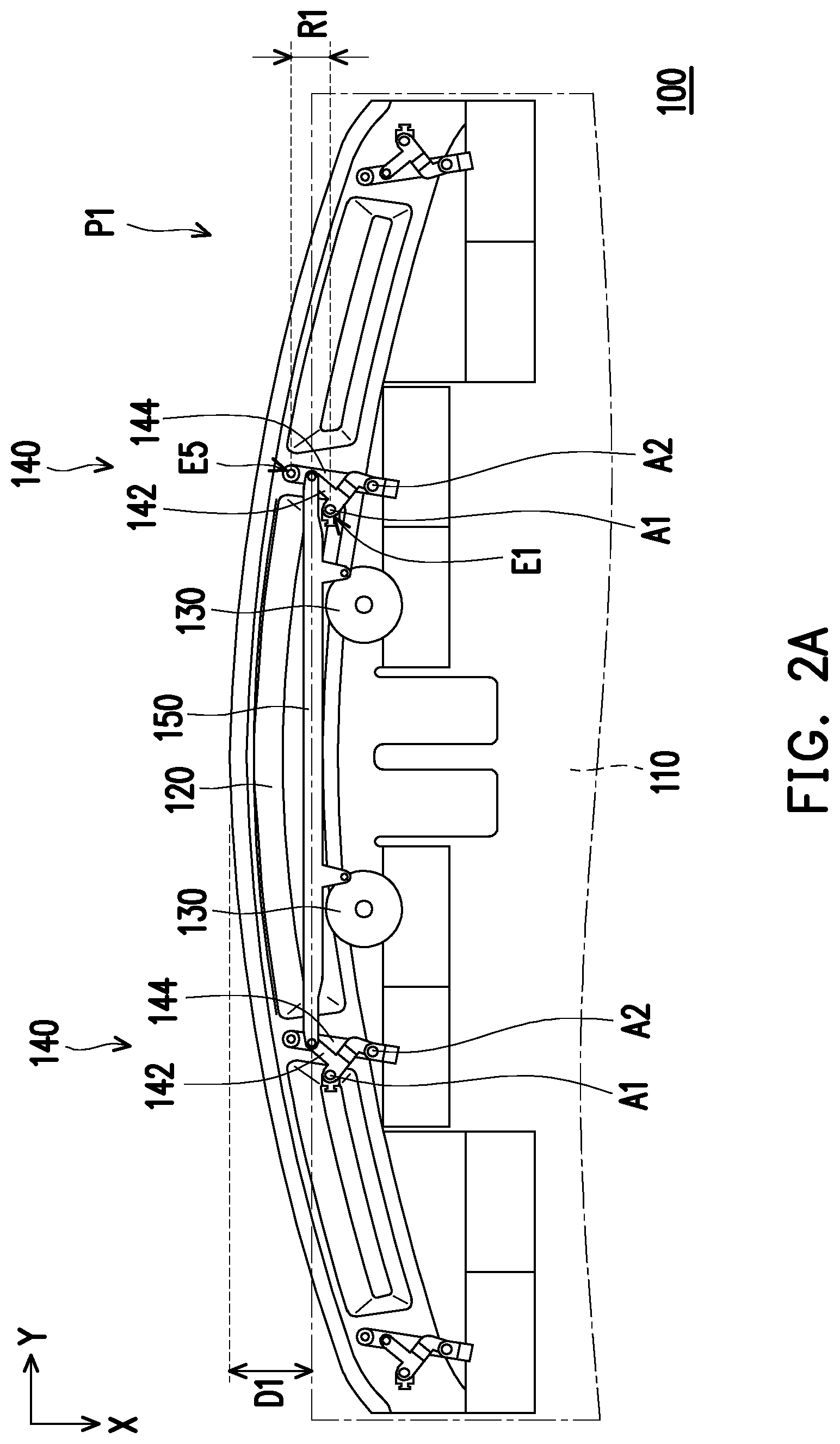 Patent US12612119 Figure 3 – Movable spoiler device