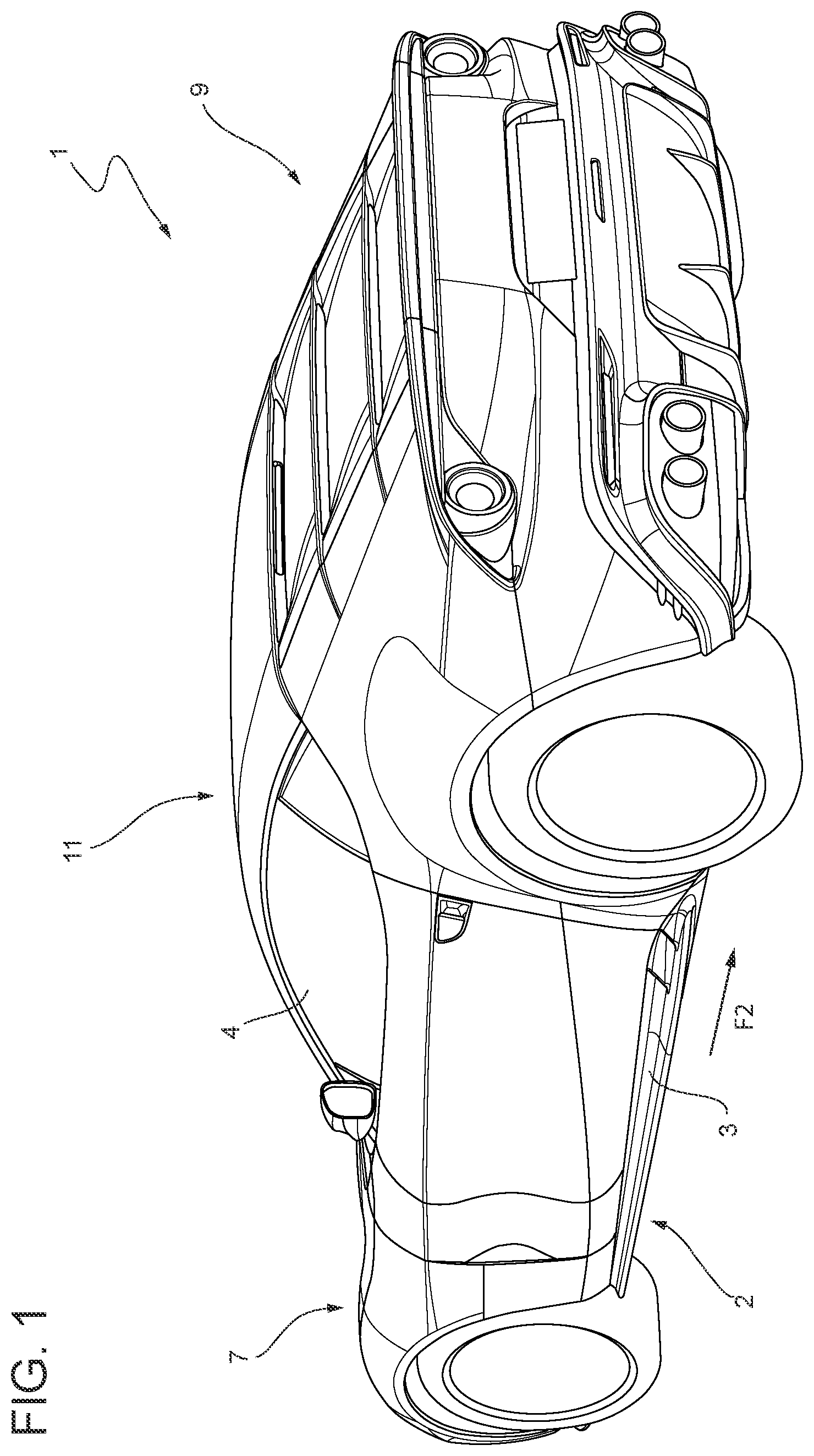 Patent US12612120 Figure 1 – Car