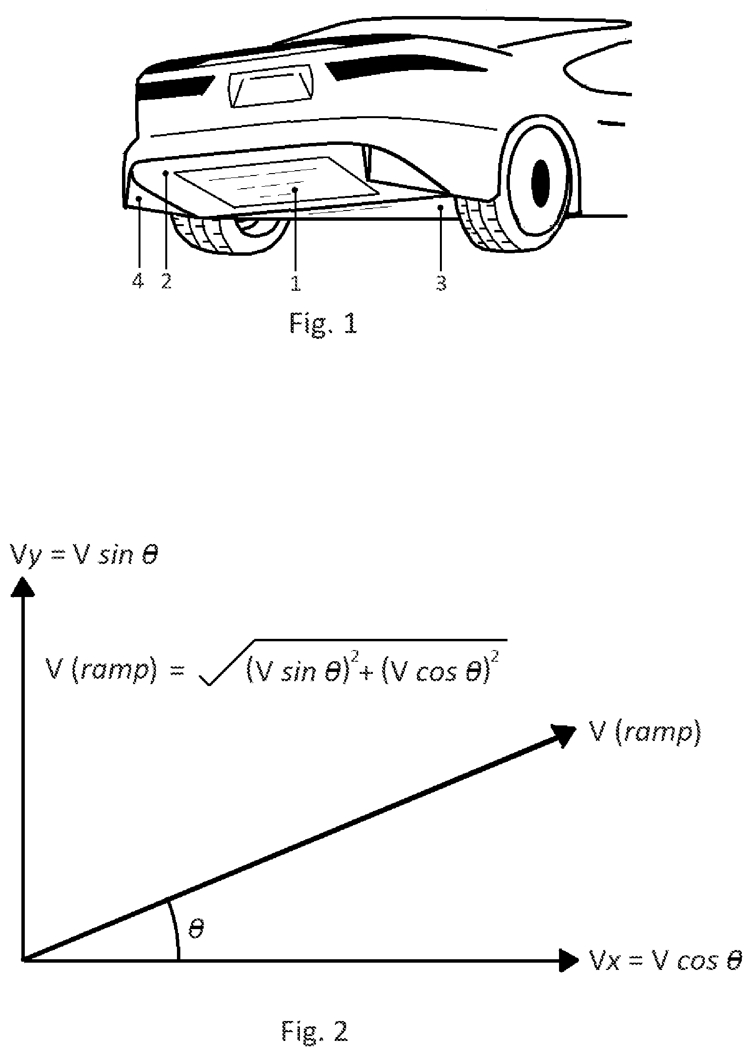 Patent US12612122 Figure 1 – Rolling diffuser ramp for motor vehicle