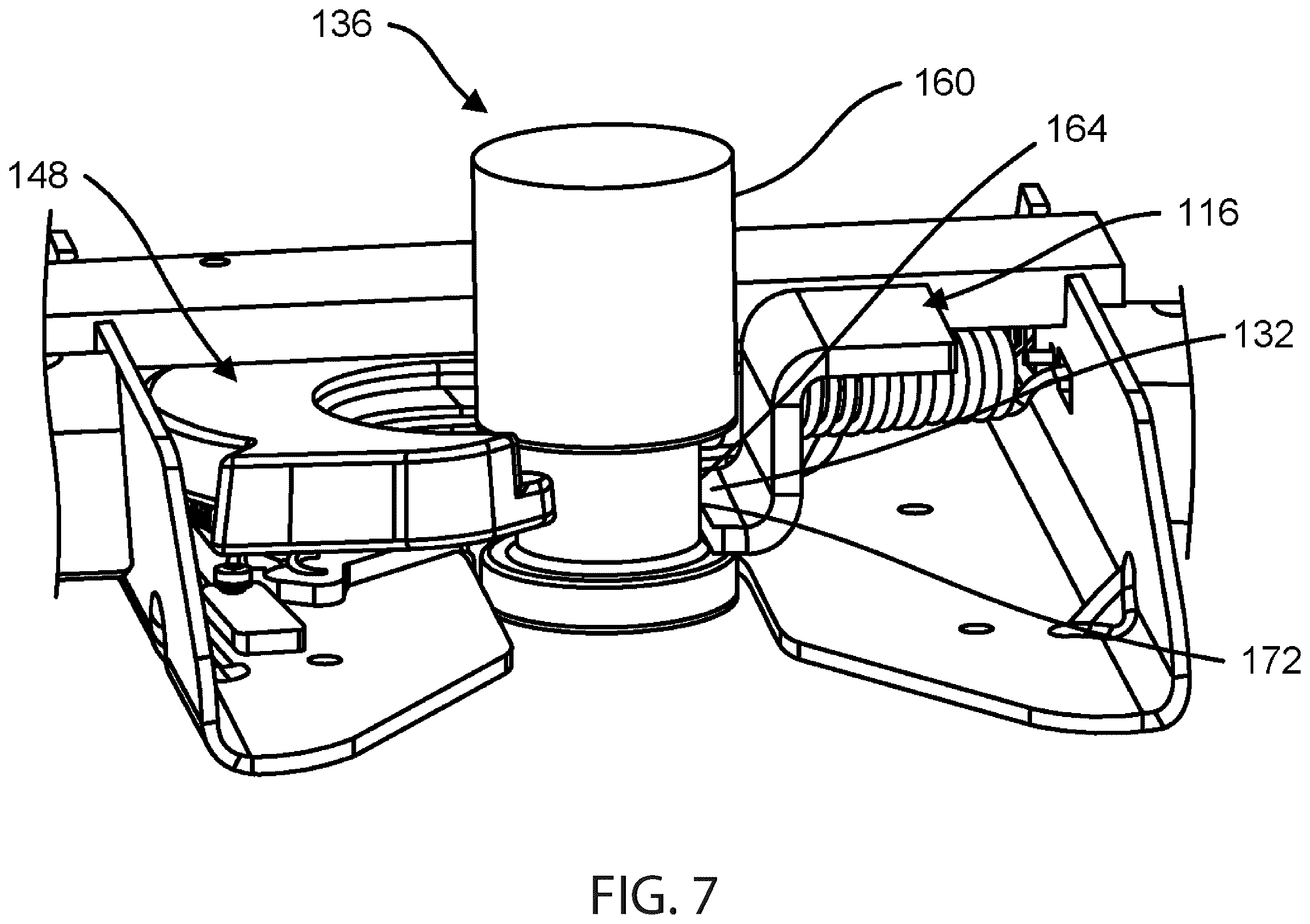 Patent US12612123 Figure 7 – Fifth wheel hitch engagement system