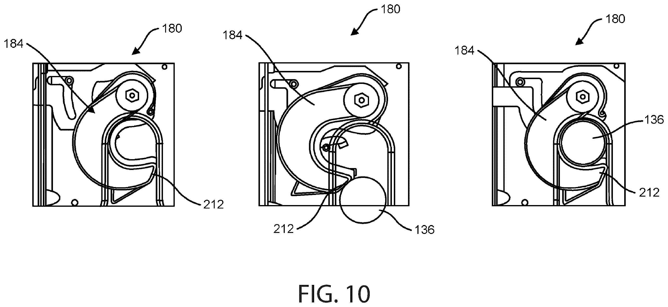 Patent US12612123 Figure 10 – Fifth wheel hitch engagement system