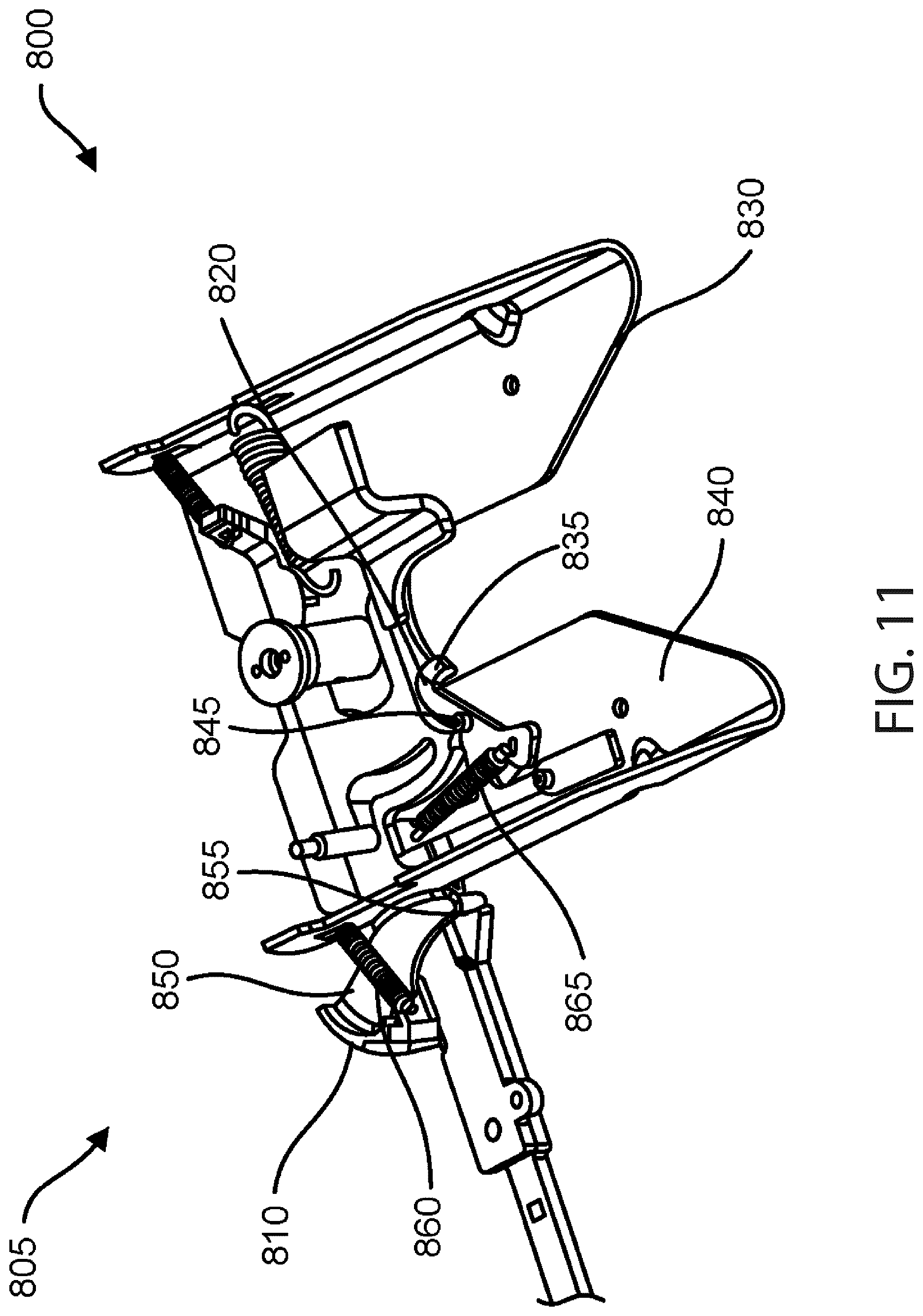 Patent US12612123 Figure 11 – Fifth wheel hitch engagement system