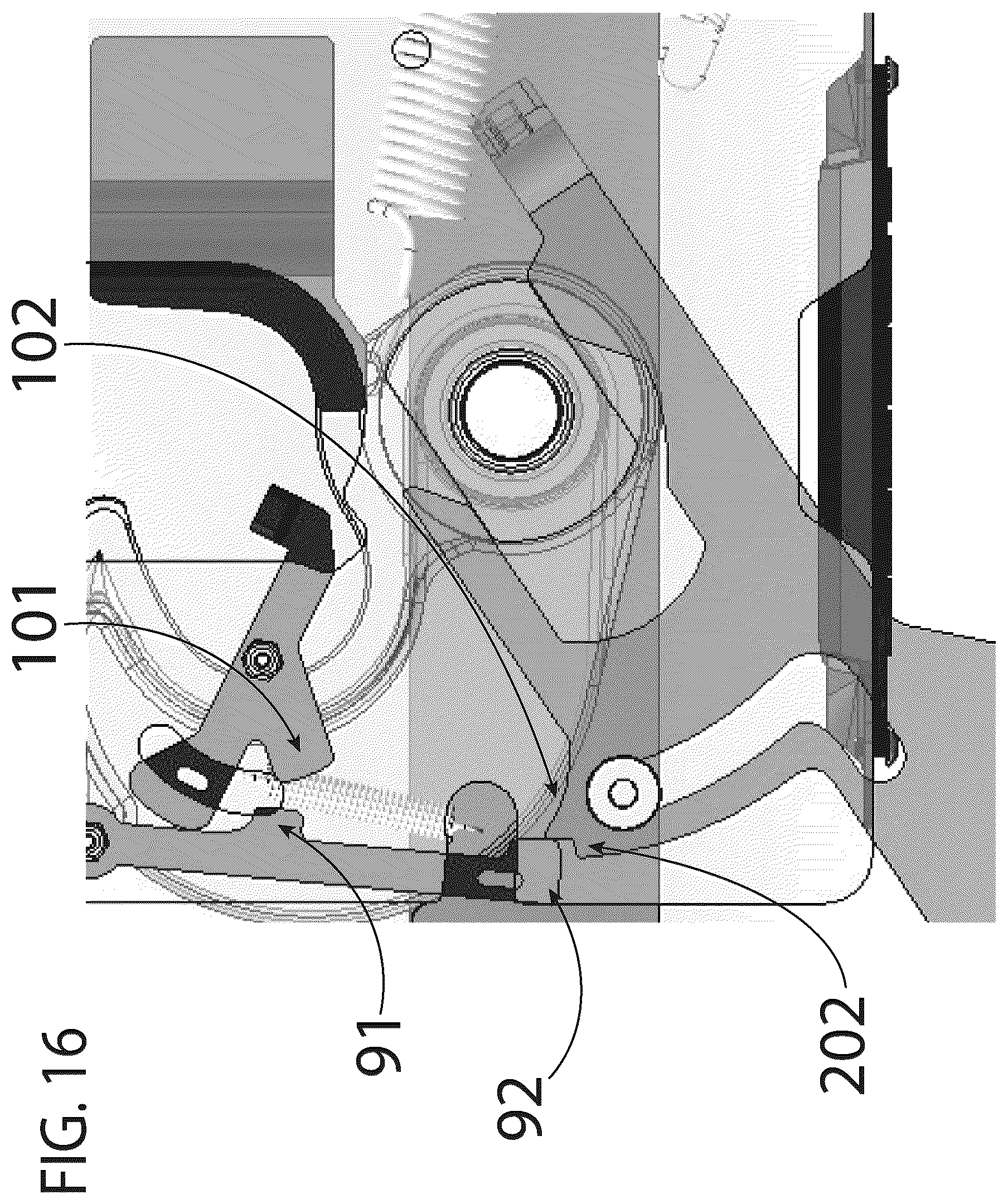 Patent US12612123 Figure 16 – Fifth wheel hitch engagement system