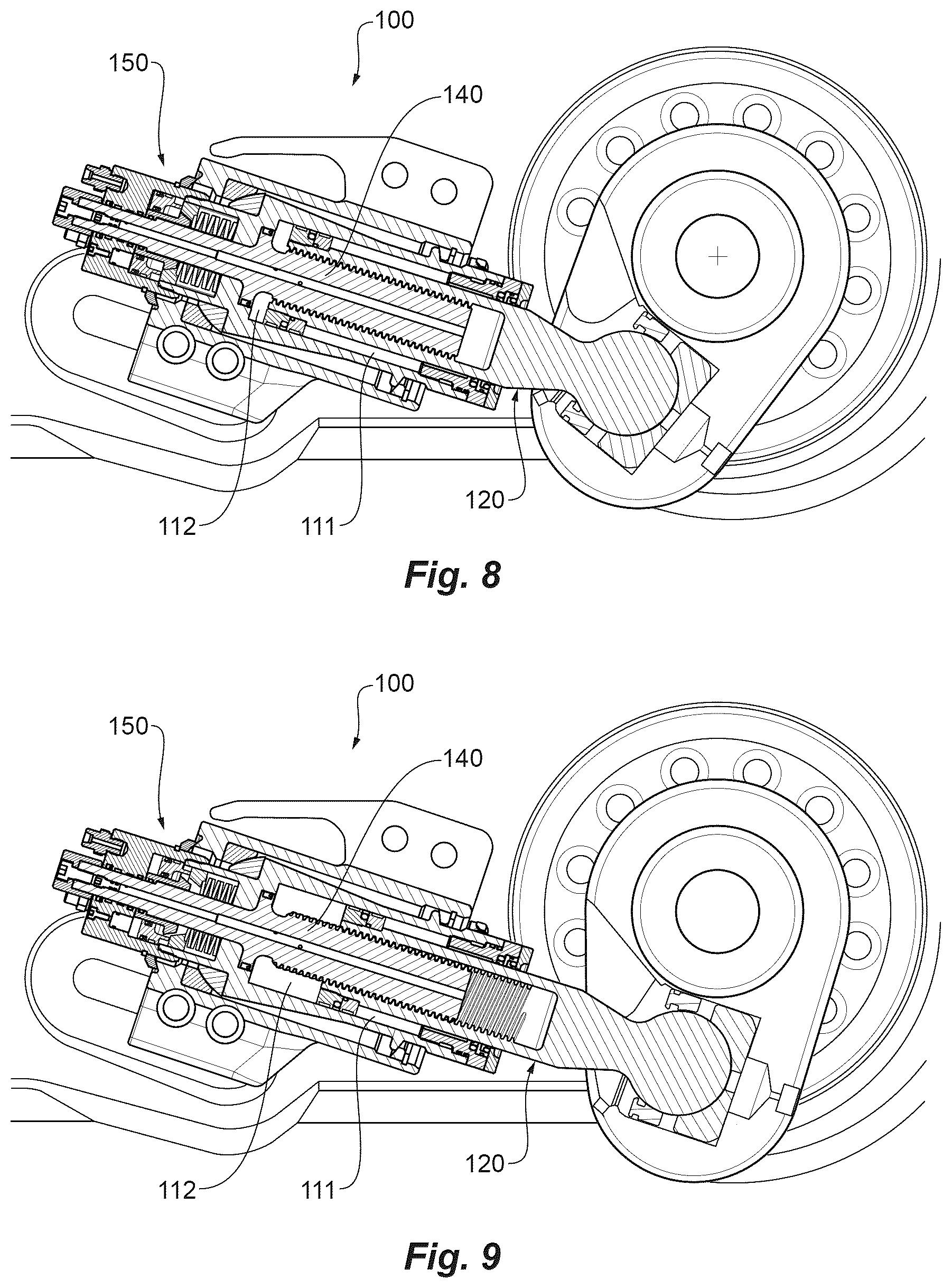 Patent US12612125 Figure 5 – Track tensioning system