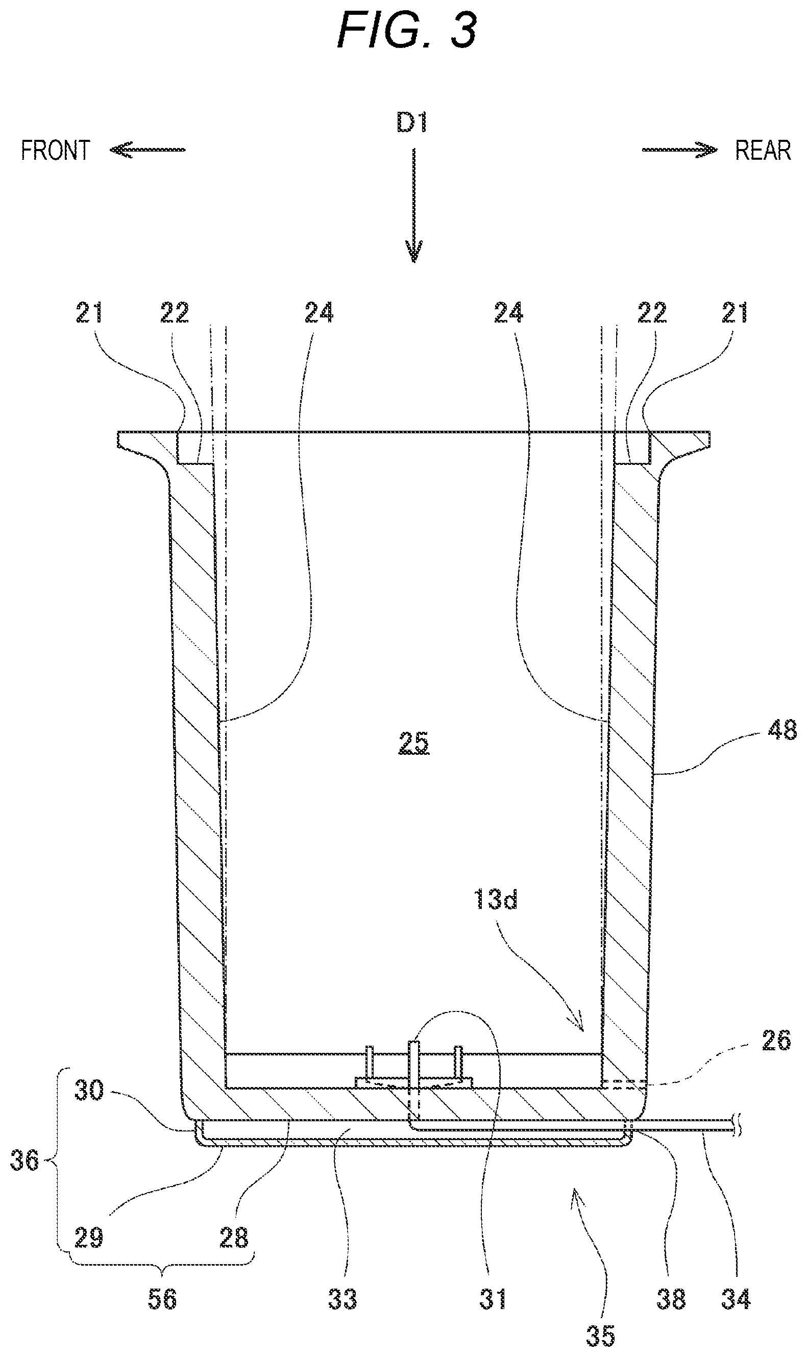 Patent US12612128 Figure 3 – Straddle-type vehicle