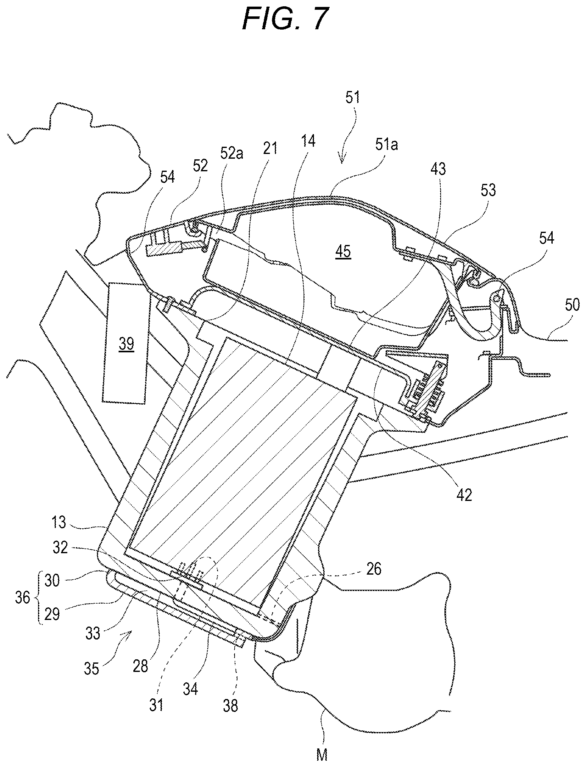 Patent US12612128 Figure 7 – Straddle-type vehicle