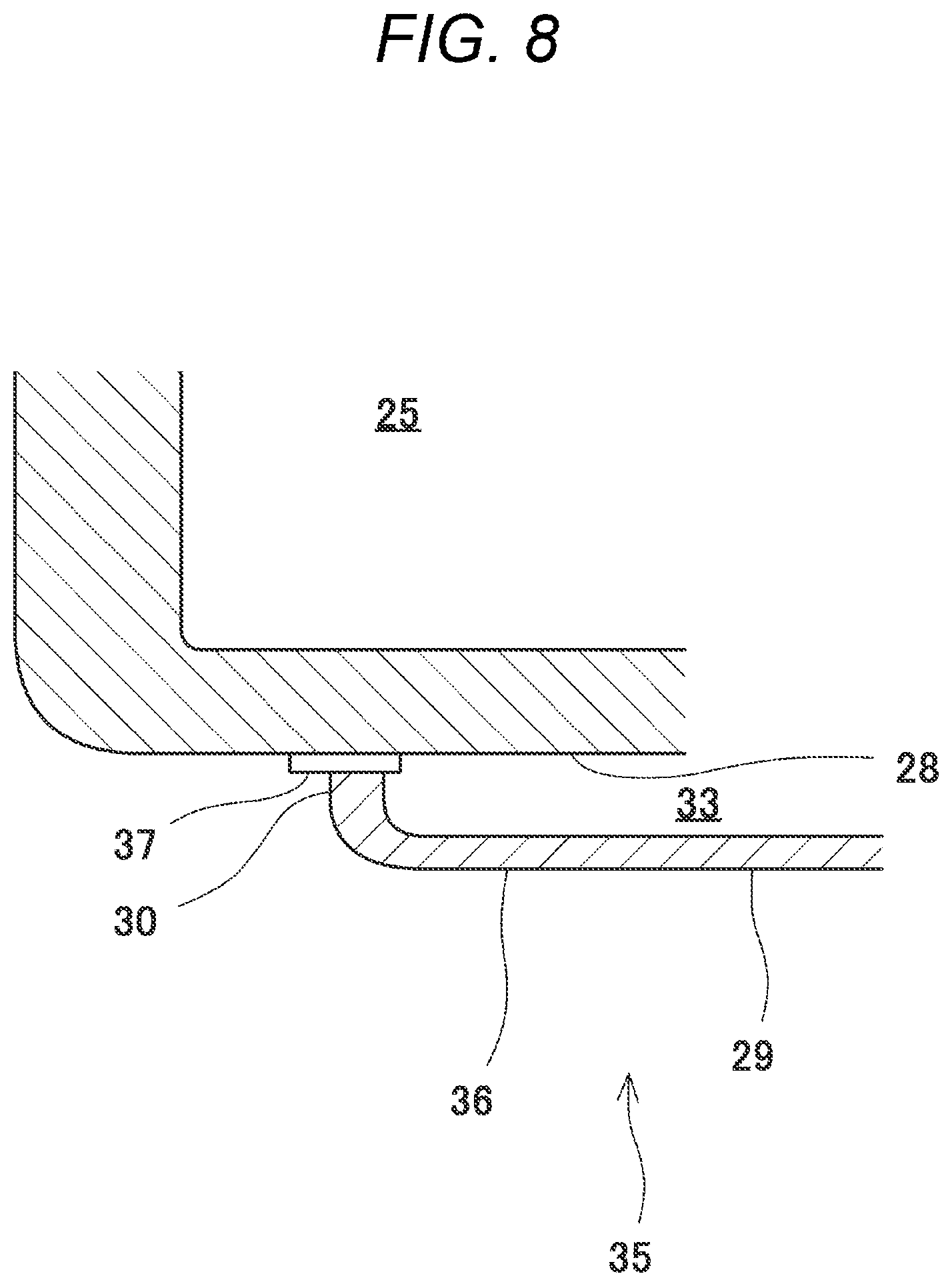 Patent US12612128 Figure 8 – Straddle-type vehicle