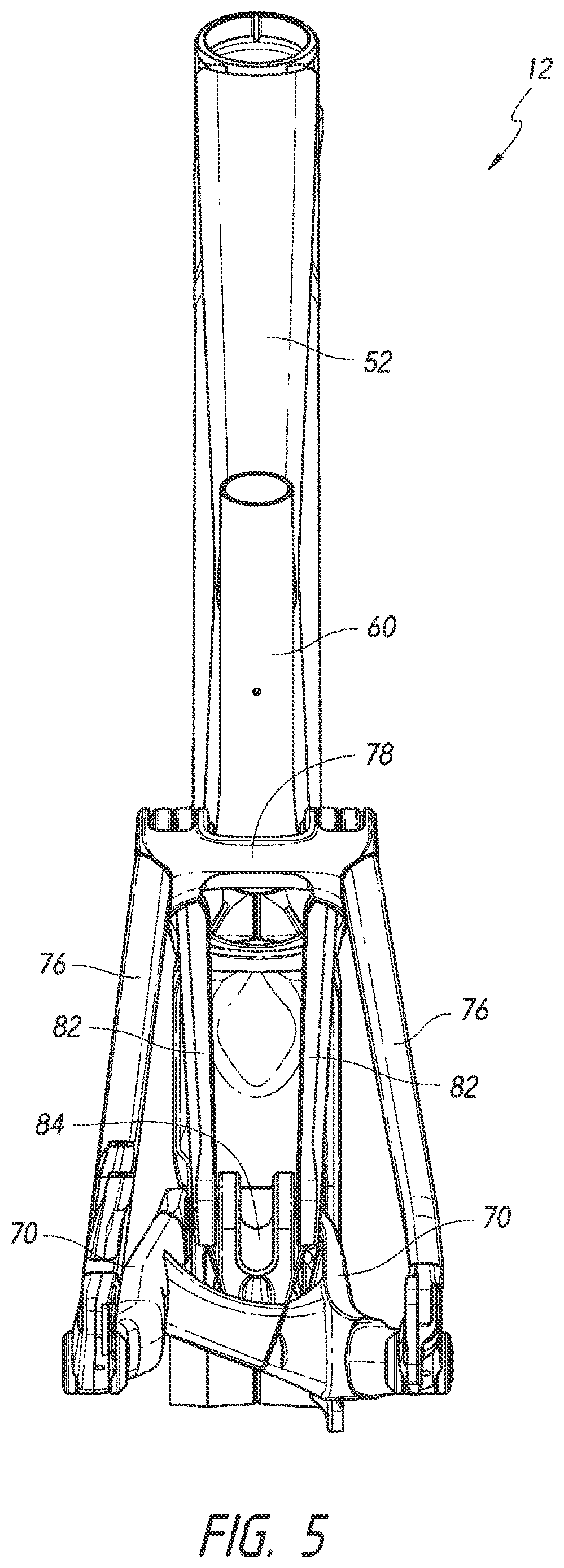Patent US12612129 Figure 5 – Bicycle rear suspension