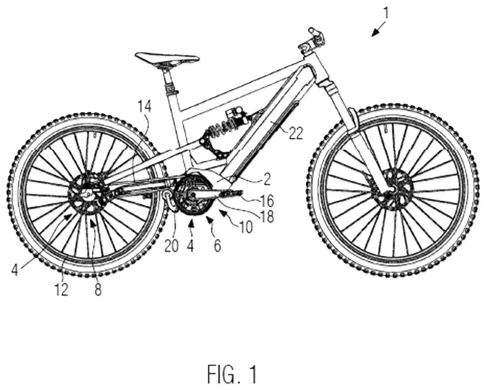 Patent US12612132 Figure 1 – Data processing device and computer-implemented method for synchronized shifting of bicycle gearboxes, bicycle gearbox and method of operating the same