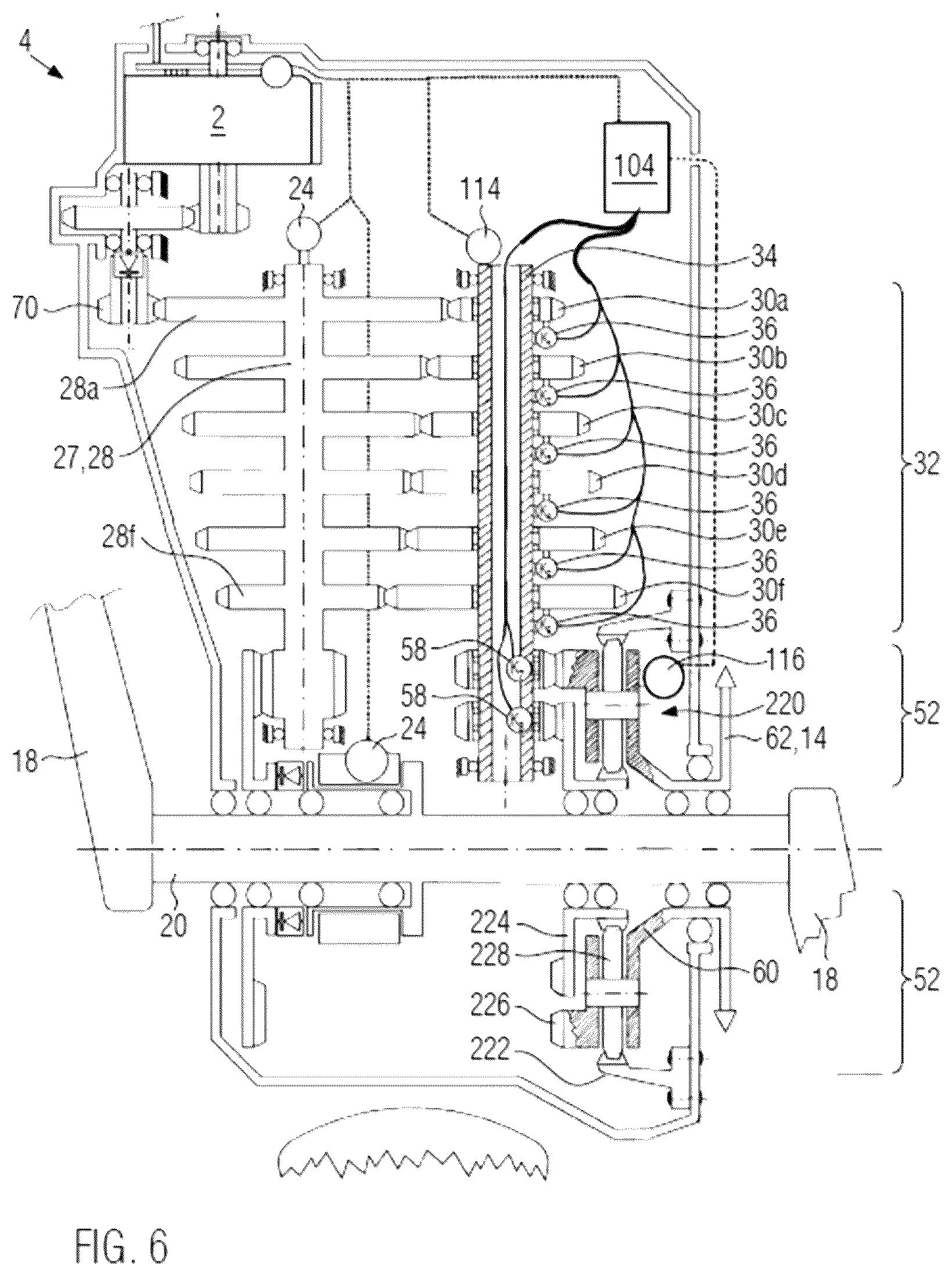 Patent US12612132 Figure 5 – Data processing device and computer-implemented method for synchronized shifting of bicycle gearboxes, bicycle gearbox and method of operating the same