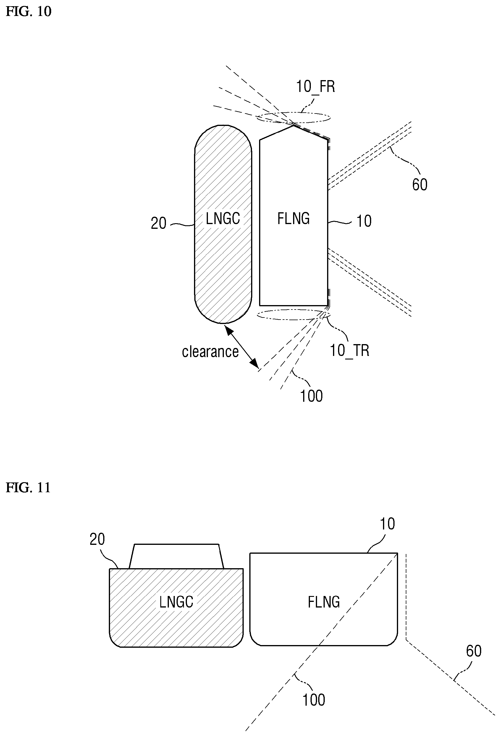 Patent US12612135 Figure 7 – Floating offshore structure having one-side spread mooring system applied thereto