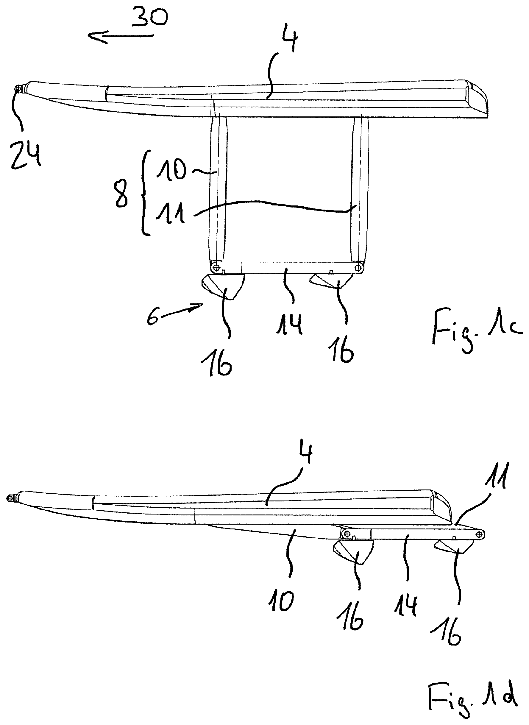 Patent US12612136 Figure 2 – Water sports device