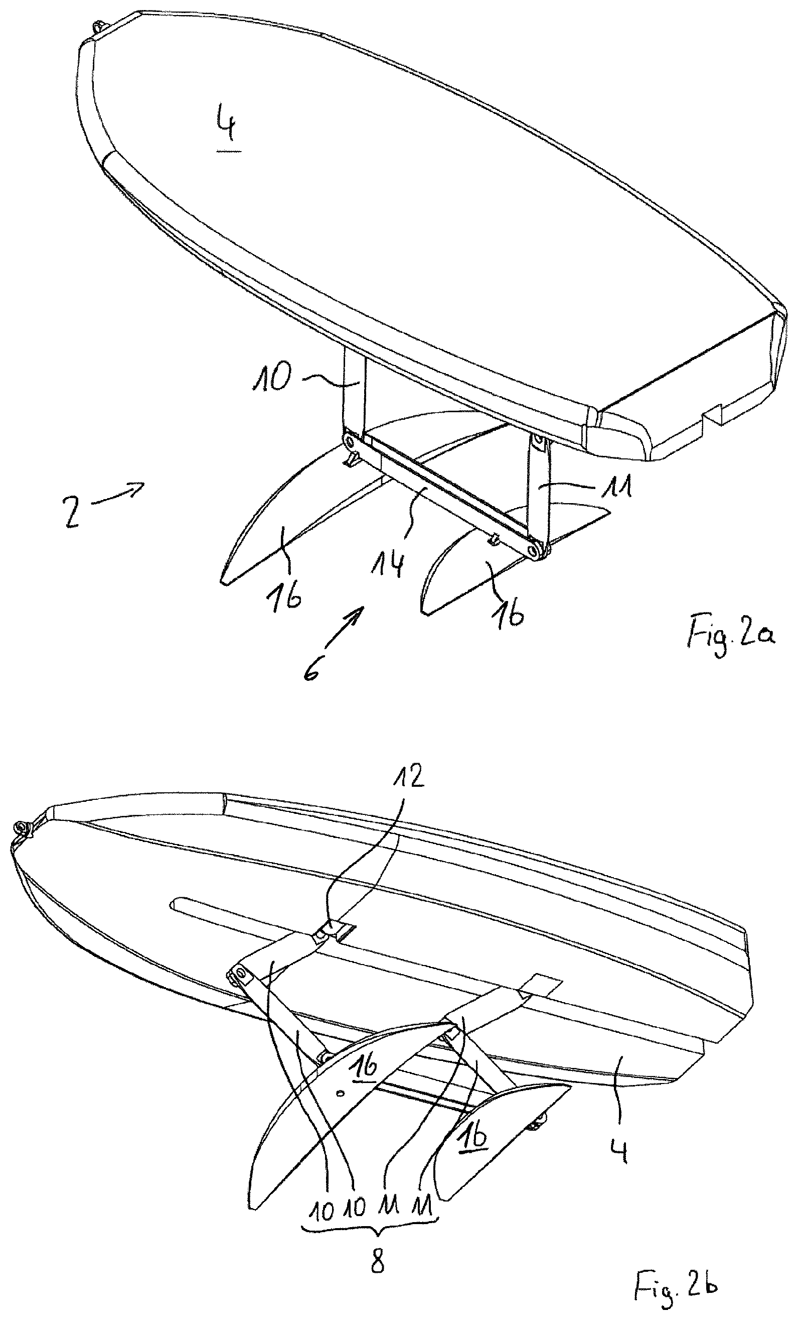 Patent US12612136 Figure 5 – Water sports device