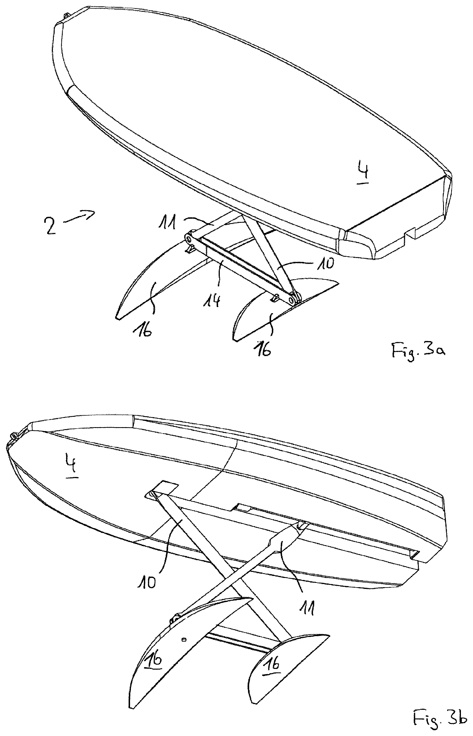 Patent US12612136 Figure 7 – Water sports device