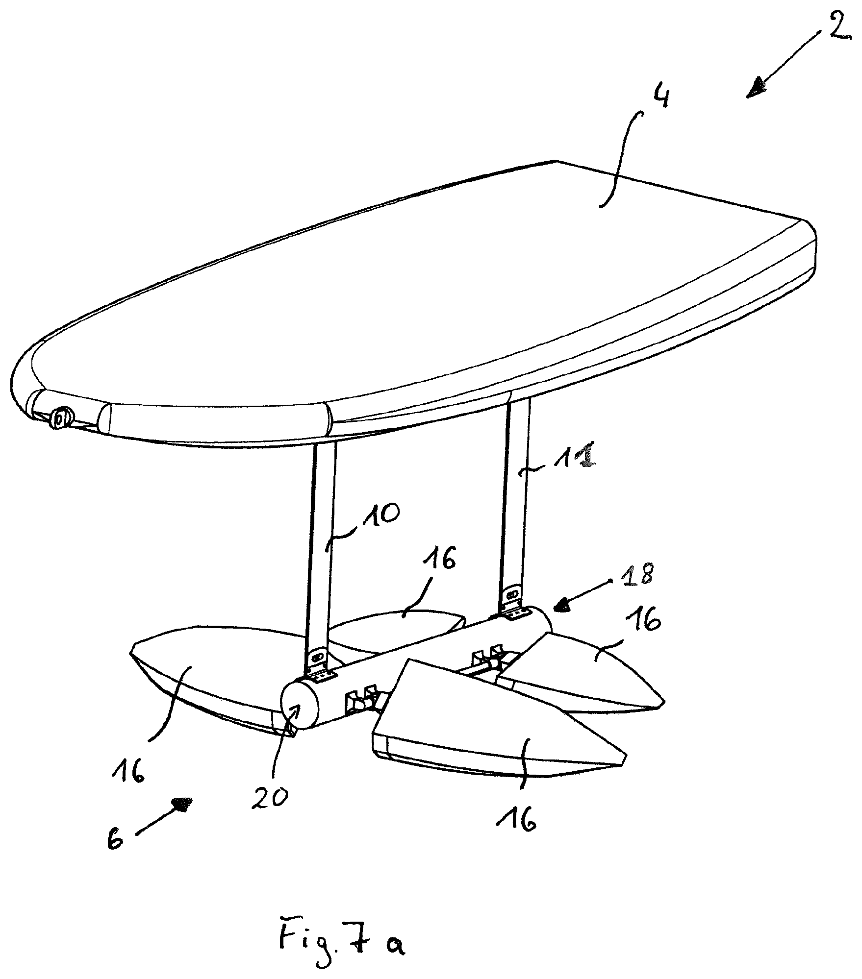 Patent US12612136 Figure 14 – Water sports device