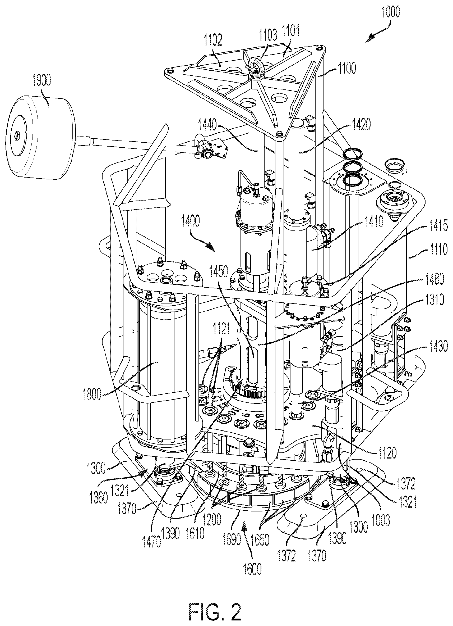 Patent US12612139 Figure 2 – Waste cartridge for an underwater drilling assembly