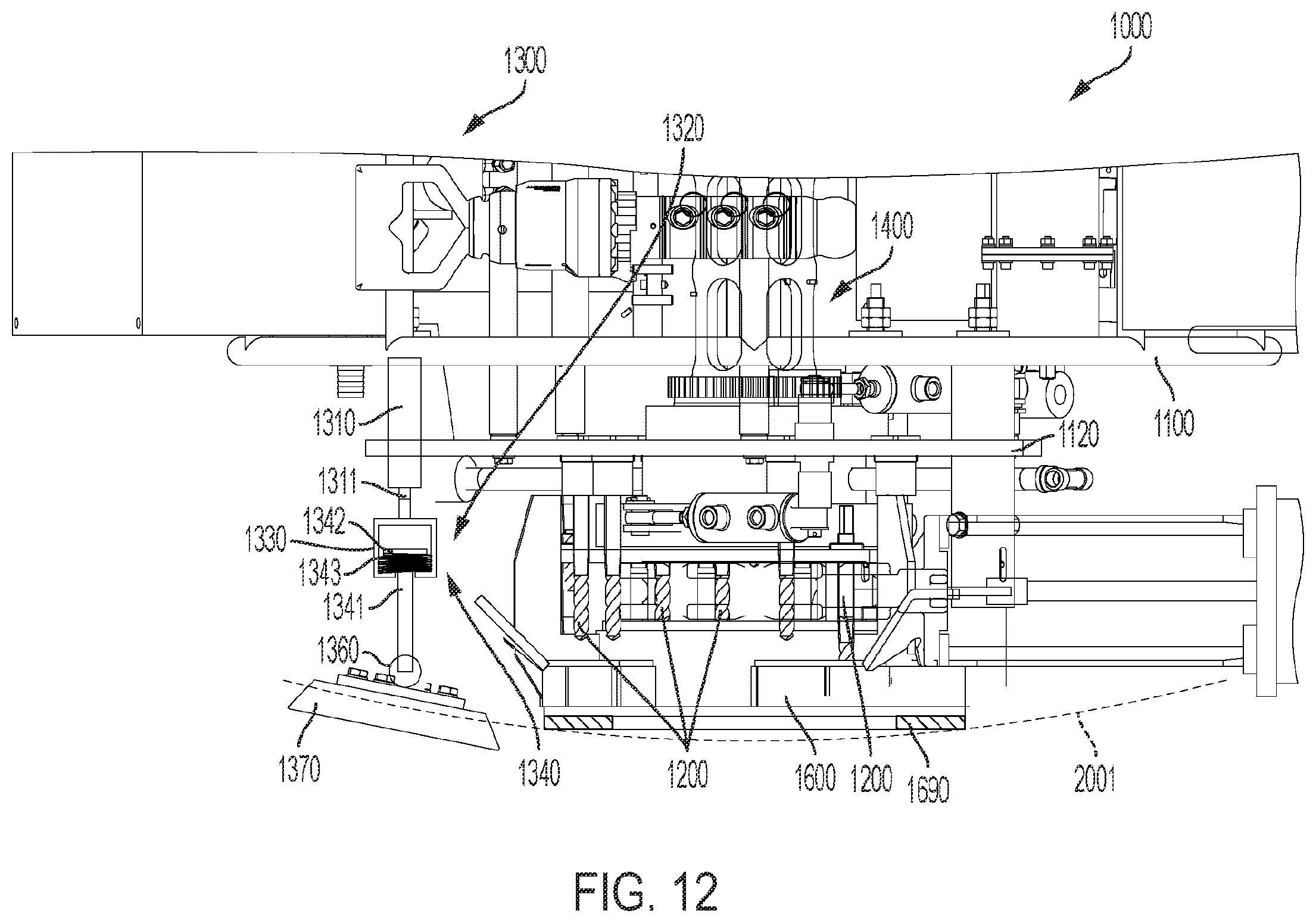 Patent US12612139 Figure 13 – Waste cartridge for an underwater drilling assembly