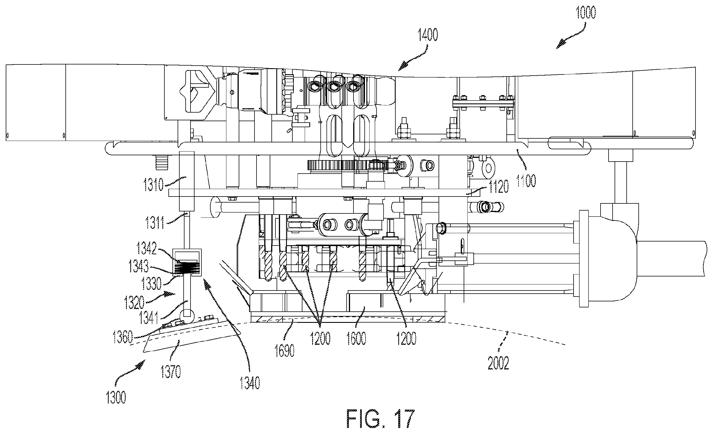 Patent US12612139 Figure 18 – Waste cartridge for an underwater drilling assembly