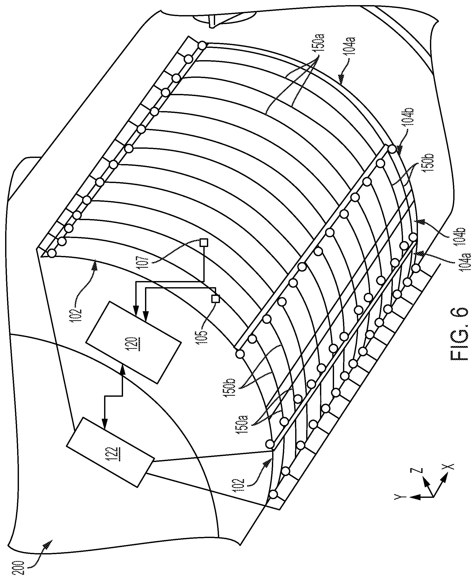 Patent US12612141 Figure 6 – Material-actuated launch and recovery doors