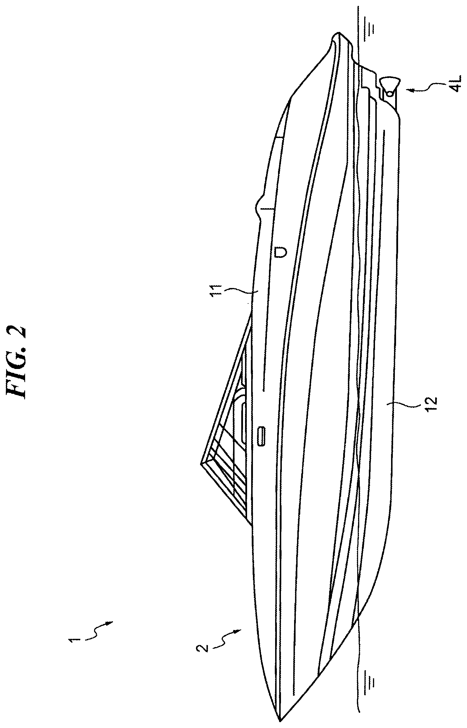 Patent US12612145 Figure 2 – Marine vessel maneuvering support apparatus, and marine vessel
