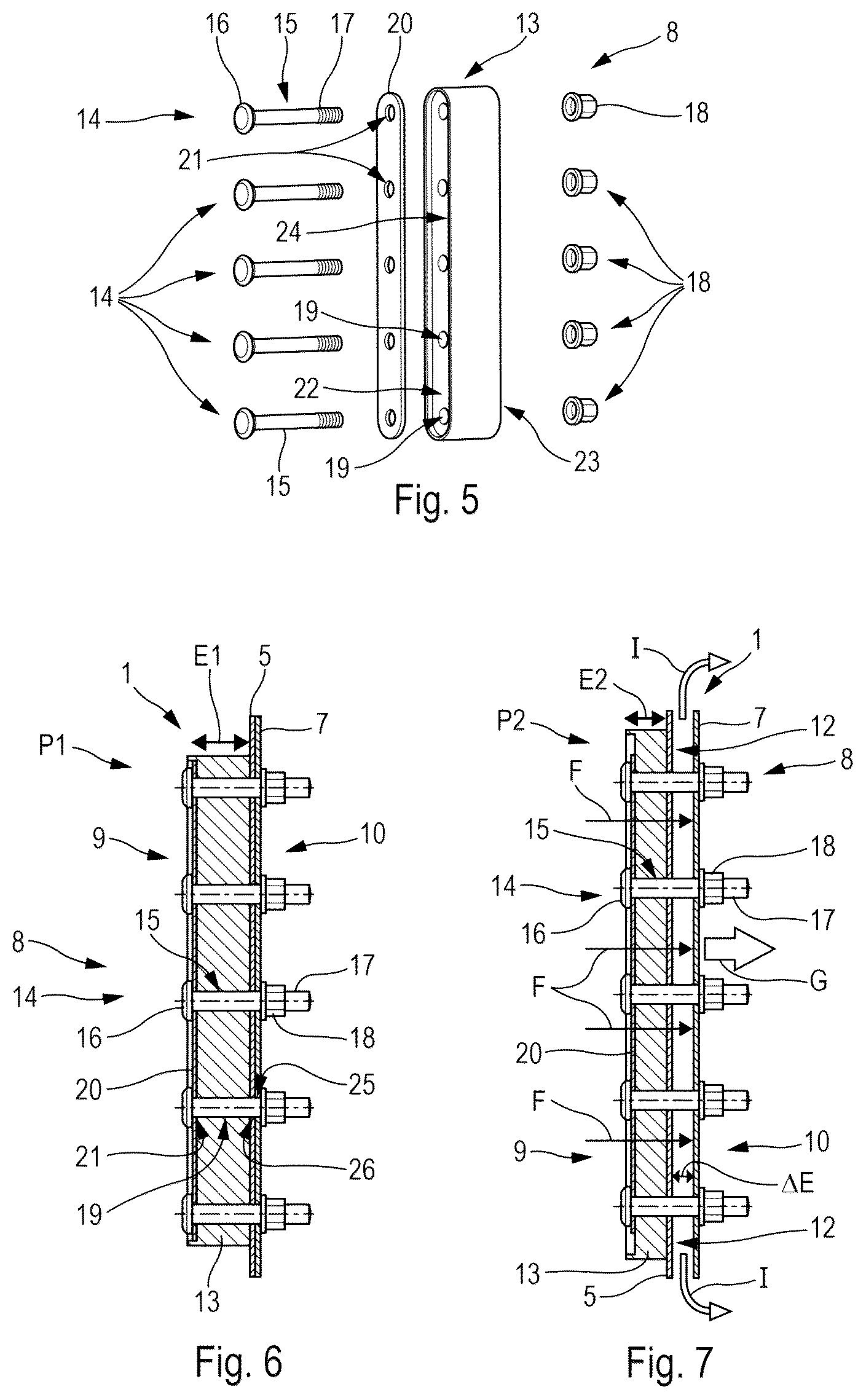 Patent US12612149 Figure 3 – Decompression panel for an aircraft and an internal wall of an aircraft having such a decompression panel