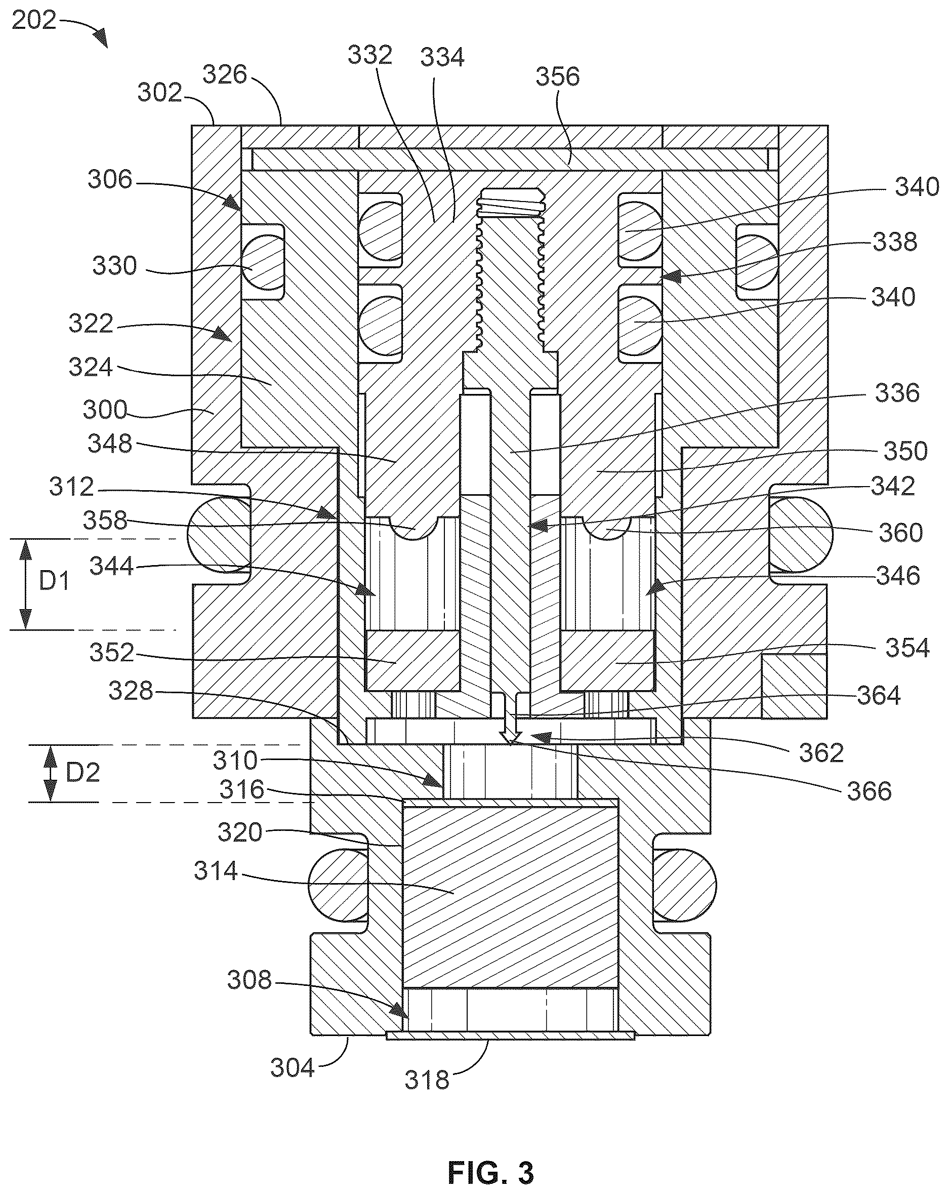 Patent US12612150 Figure 3 – Pyrotechnic devices and firing mechanisms for aircraft canopy jettison
