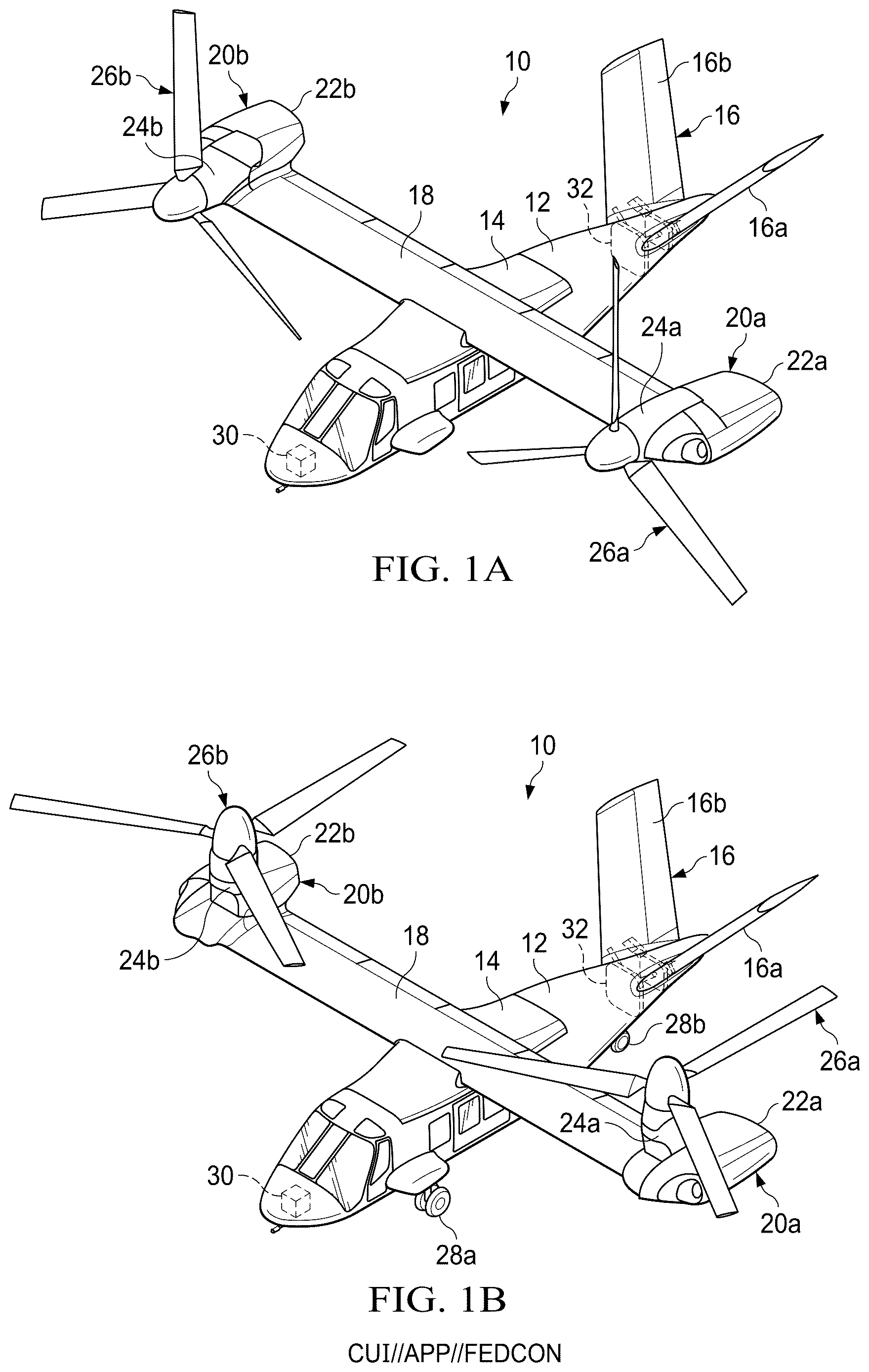 Patent US12612151 Figure 1 – Dynamically tuned tail assemblies for rotorcraft