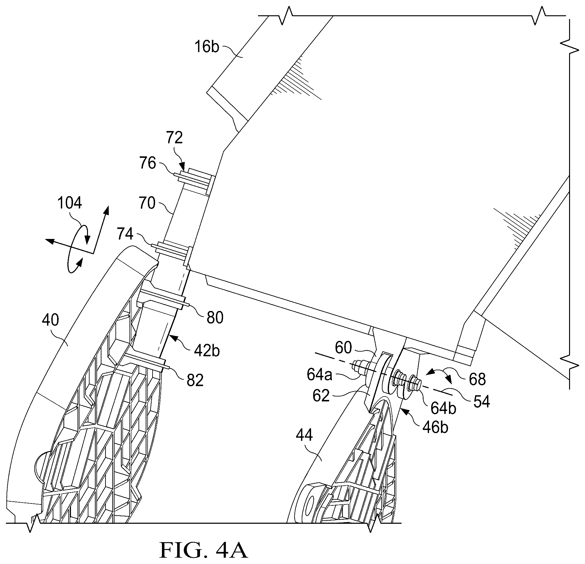 Patent US12612151 Figure 4 – Dynamically tuned tail assemblies for rotorcraft