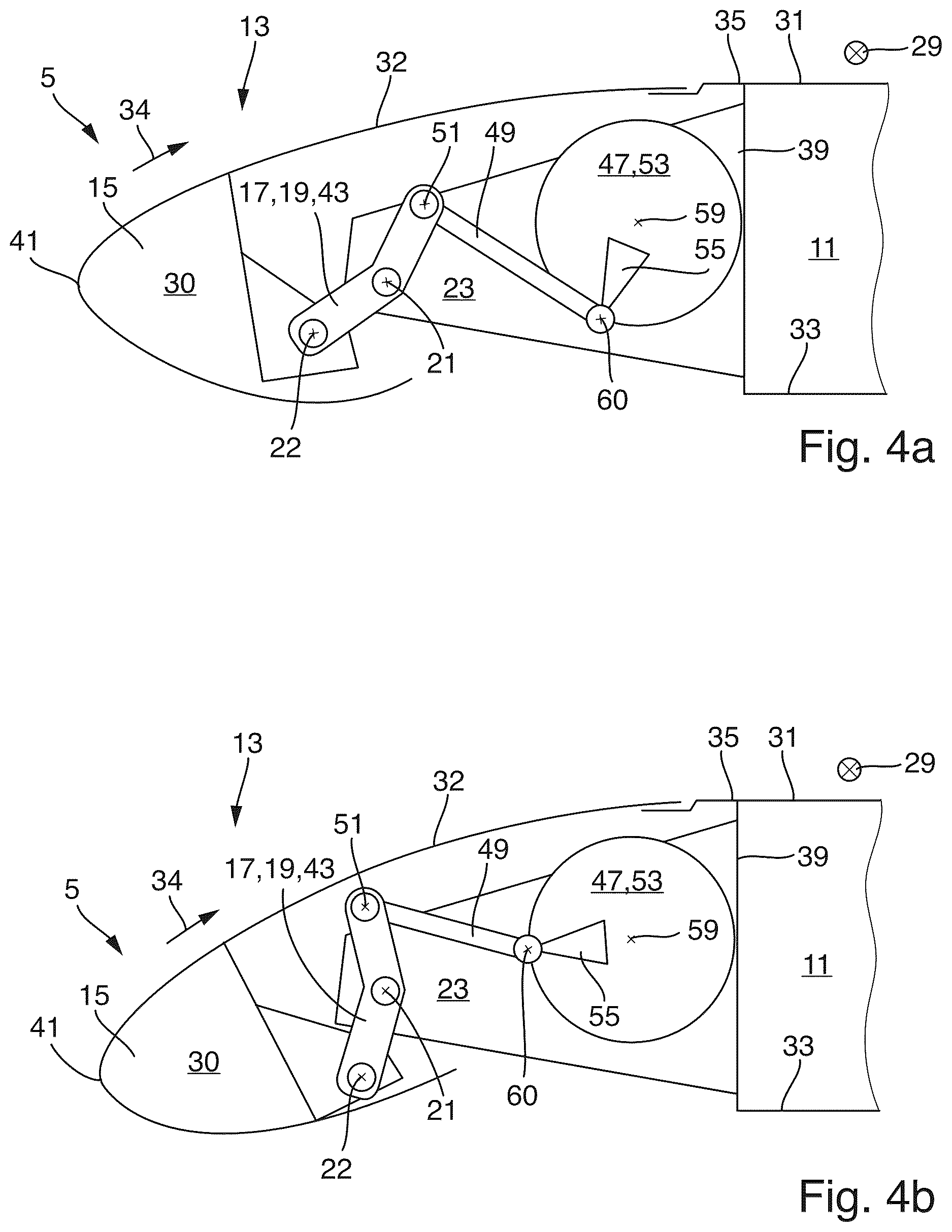 Patent US12612152 Figure 4 – Wing for an aircraft