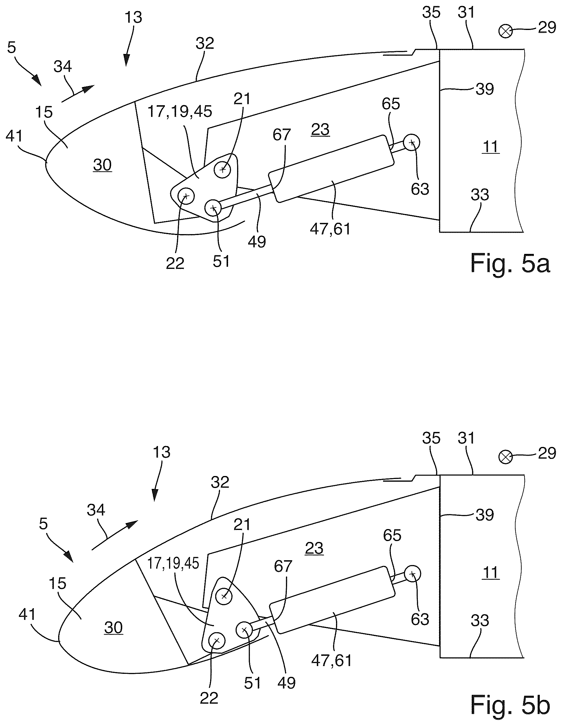 Patent US12612152 Figure 5 – Wing for an aircraft