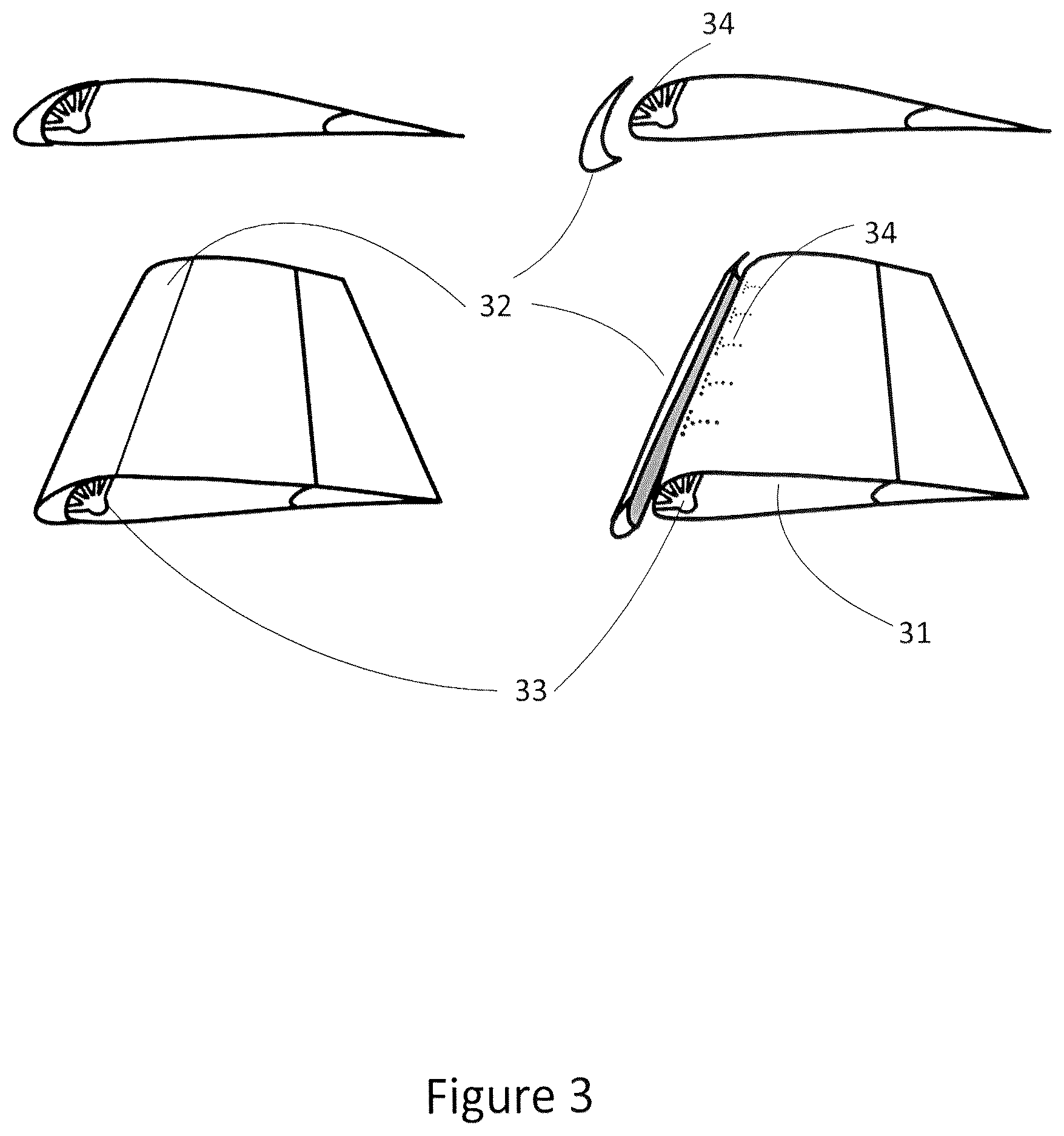 Patent US12612155 Figure 3 – Apparatus of vortex generator and spoiler