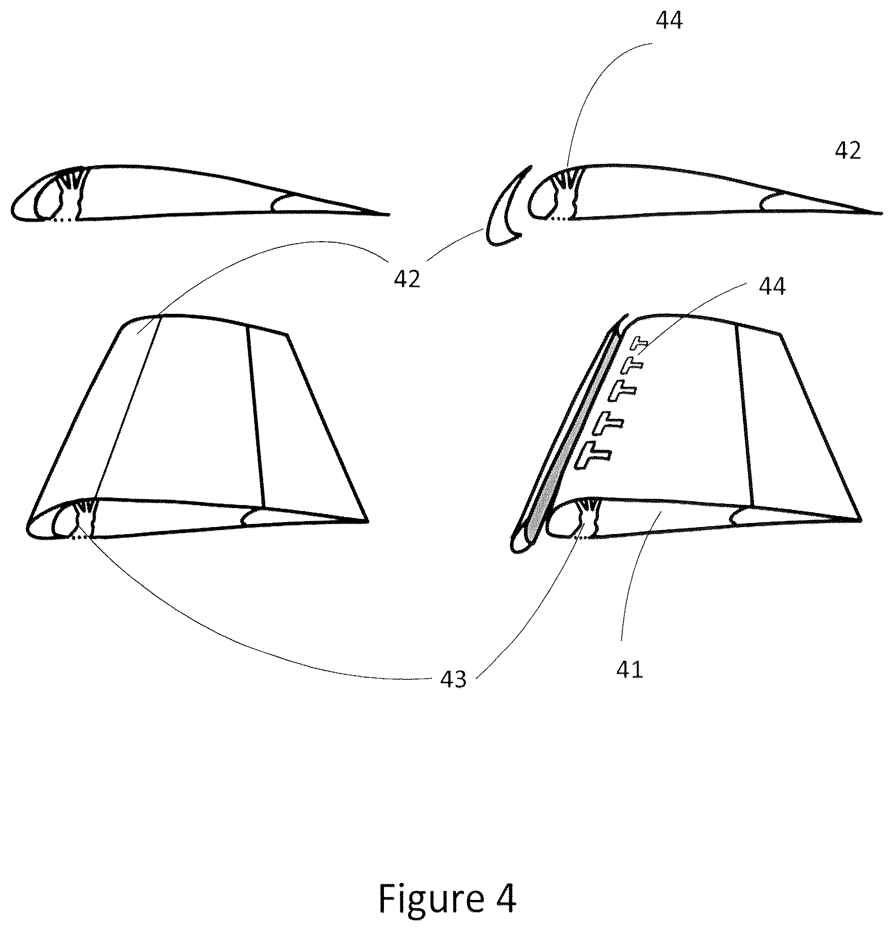 Patent US12612155 Figure 4 – Apparatus of vortex generator and spoiler
