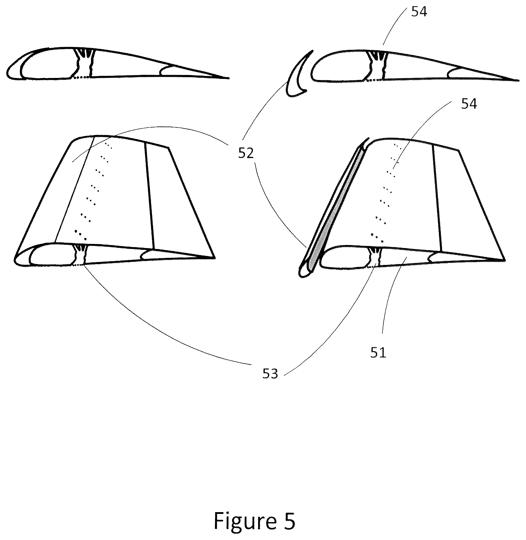 Patent US12612155 Figure 5 – Apparatus of vortex generator and spoiler