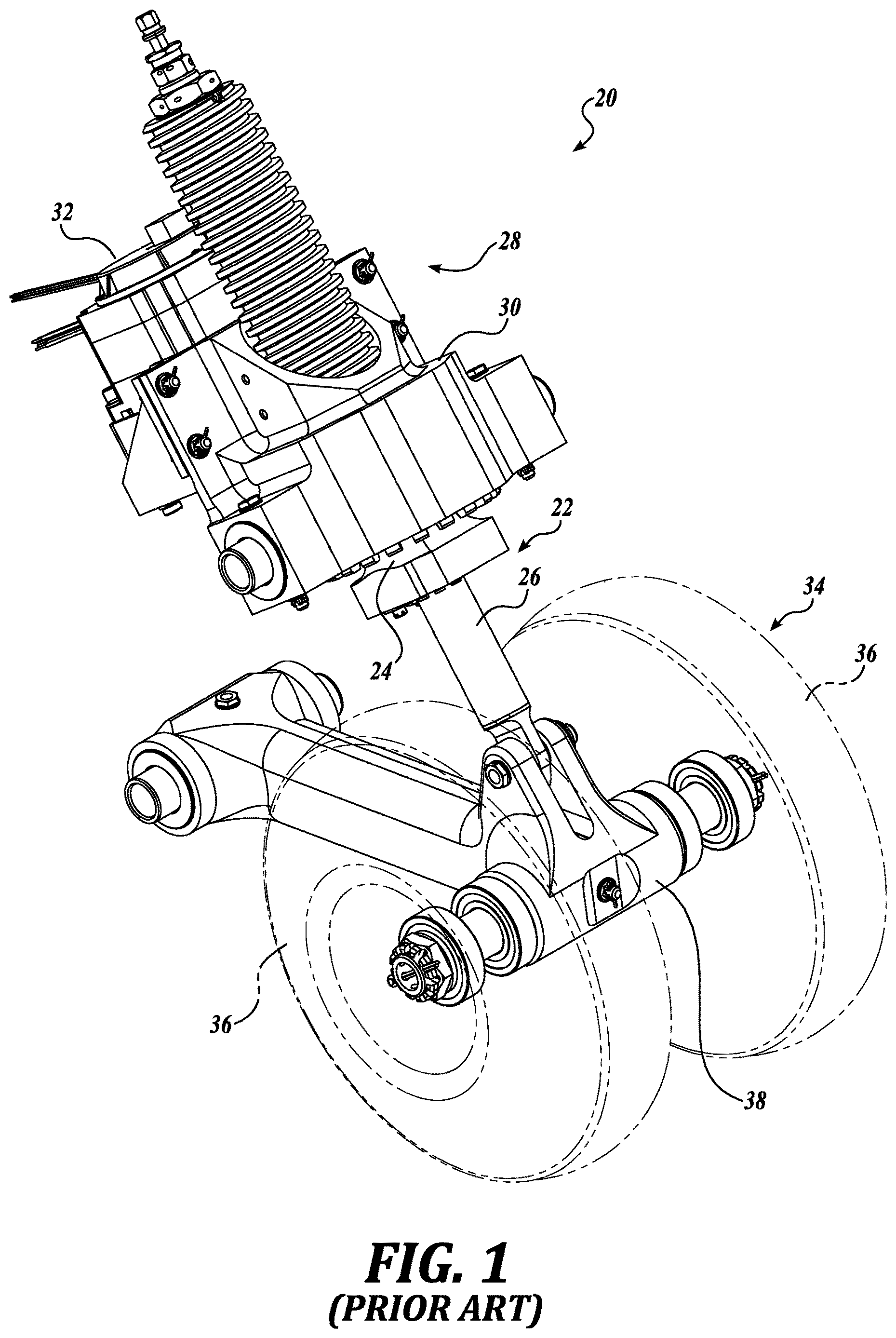 Patent US12612156 Figure 1 – Magnetic weight on wheels detection