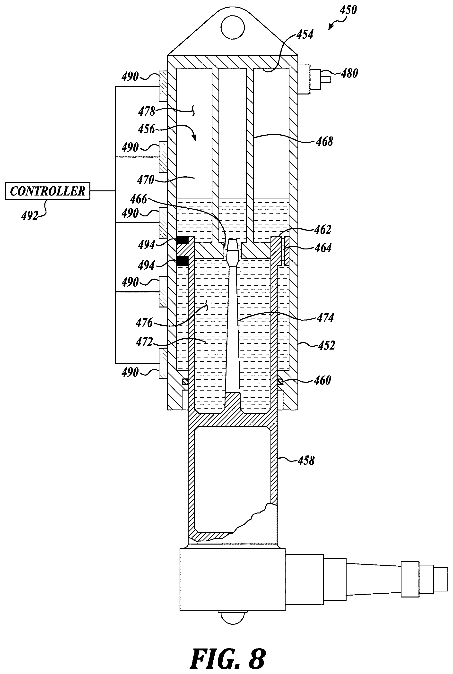 Patent US12612156 Figure 8 – Magnetic weight on wheels detection