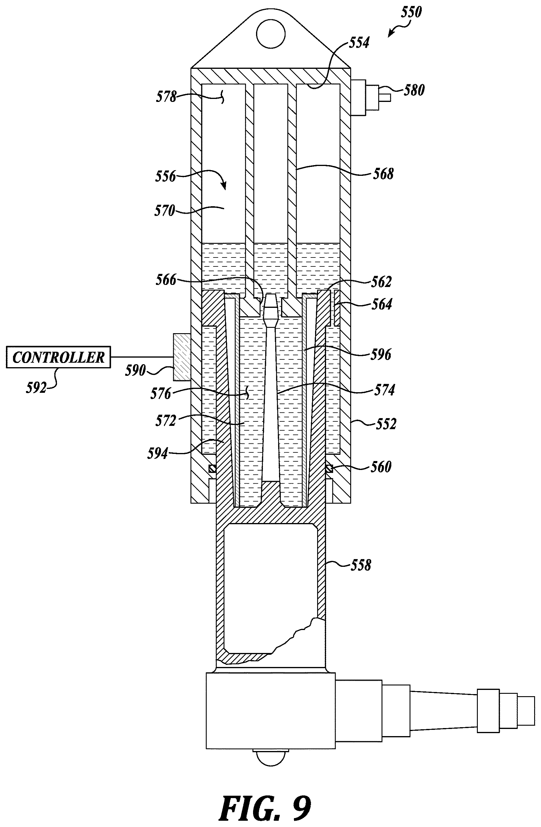 Patent US12612156 Figure 9 – Magnetic weight on wheels detection