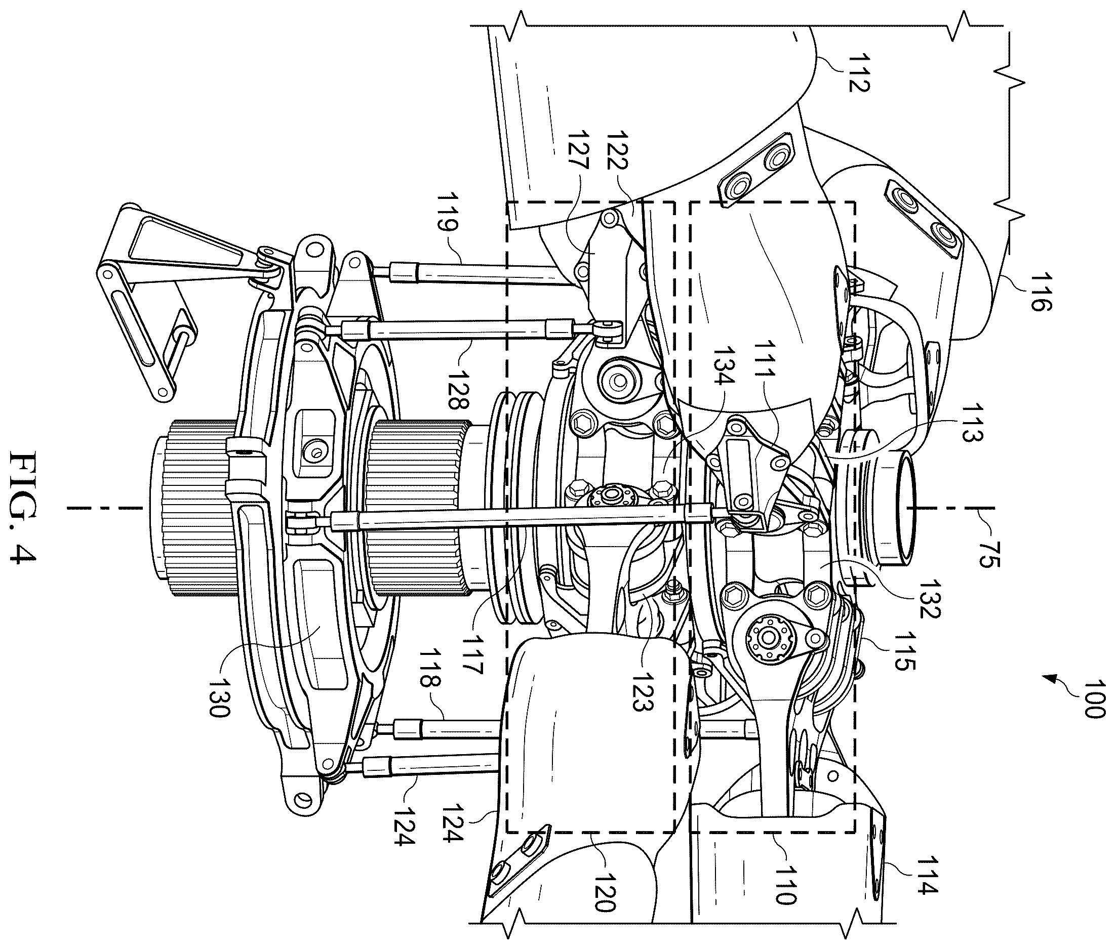 Patent US12612157 Figure 6 – Rotor with offset