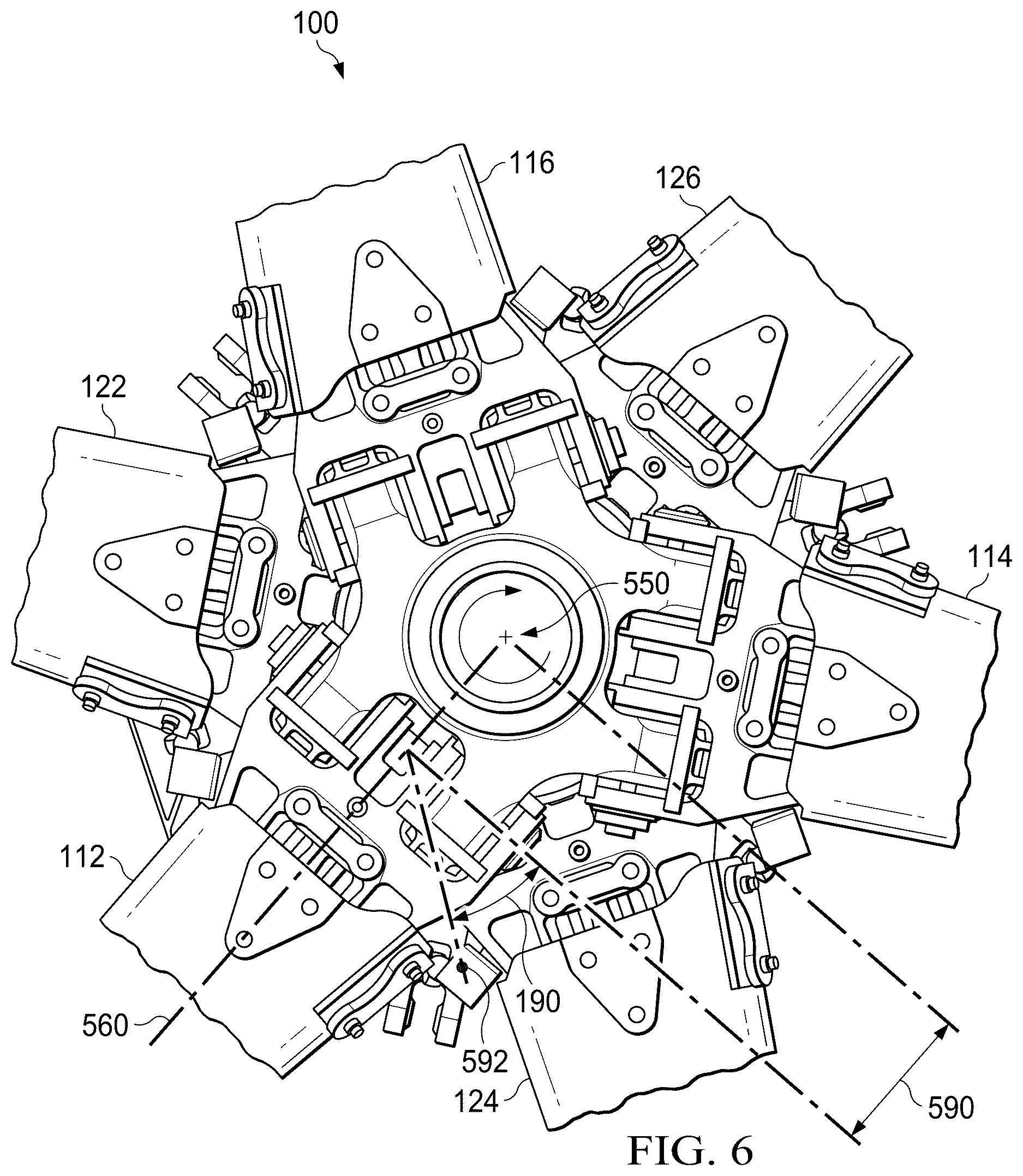 Patent US12612157 Figure 10 – Rotor with offset