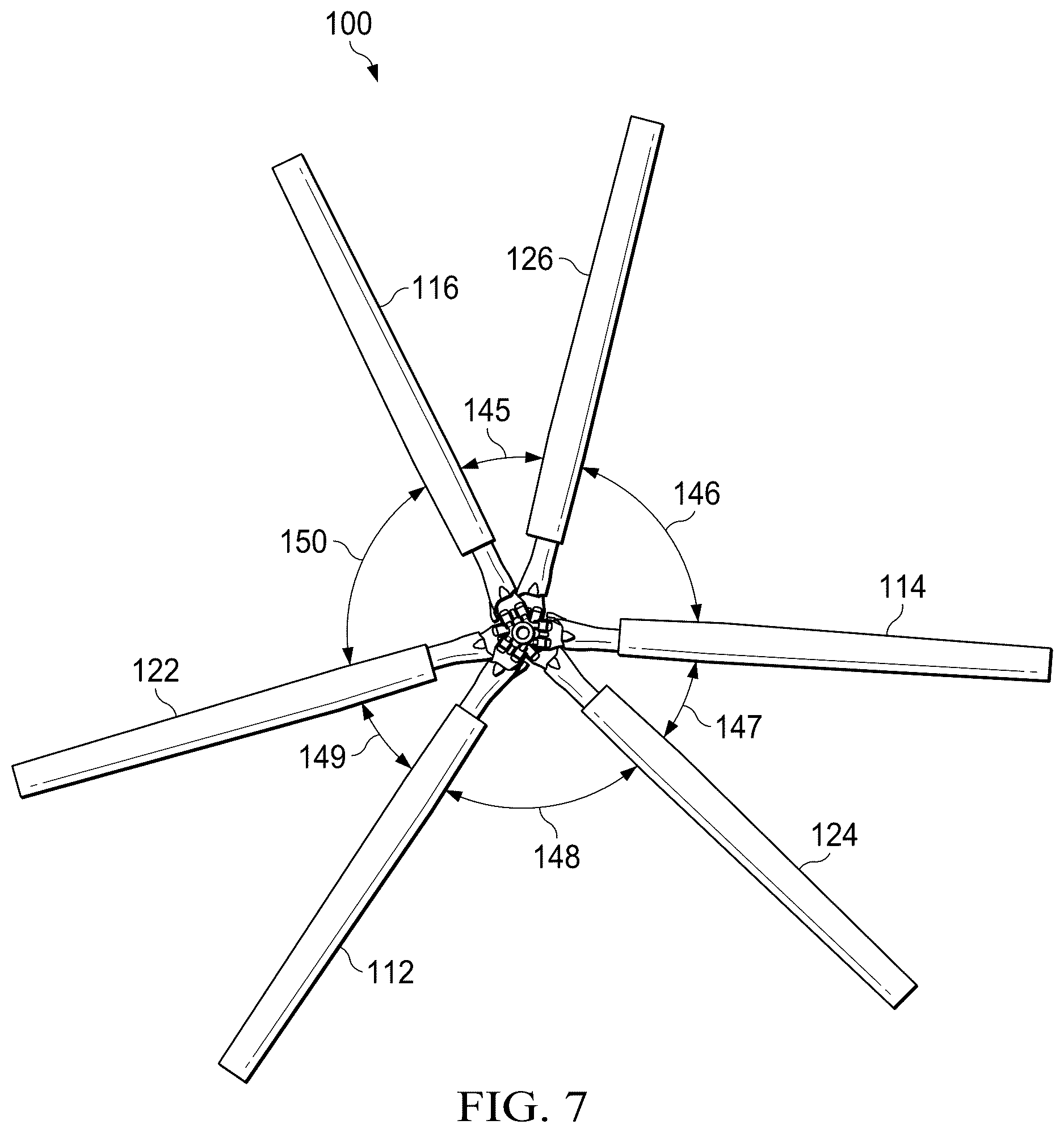 Patent US12612157 Figure 11 – Rotor with offset