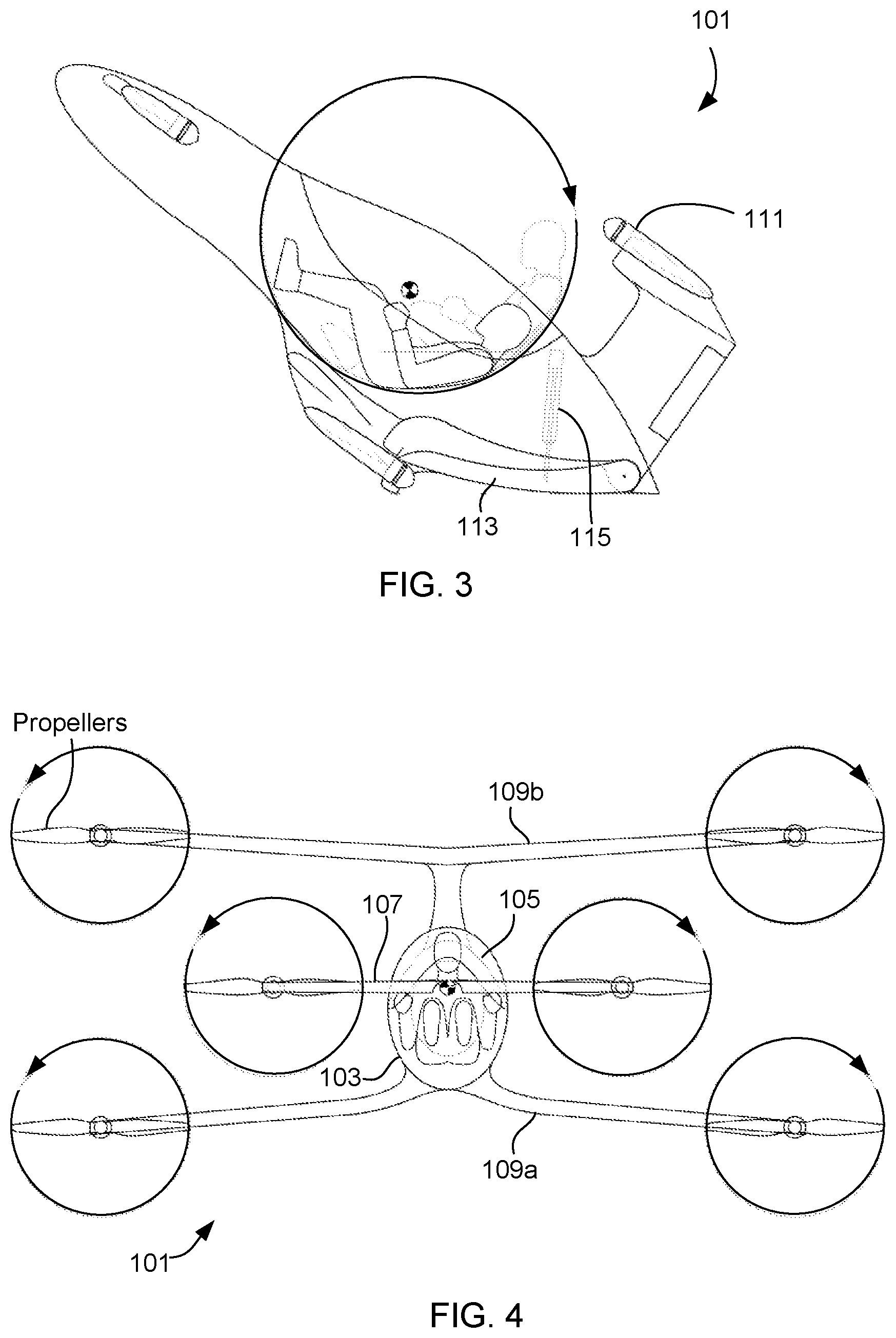 Patent US12612159 Figure 2 – EVTOL aircraft