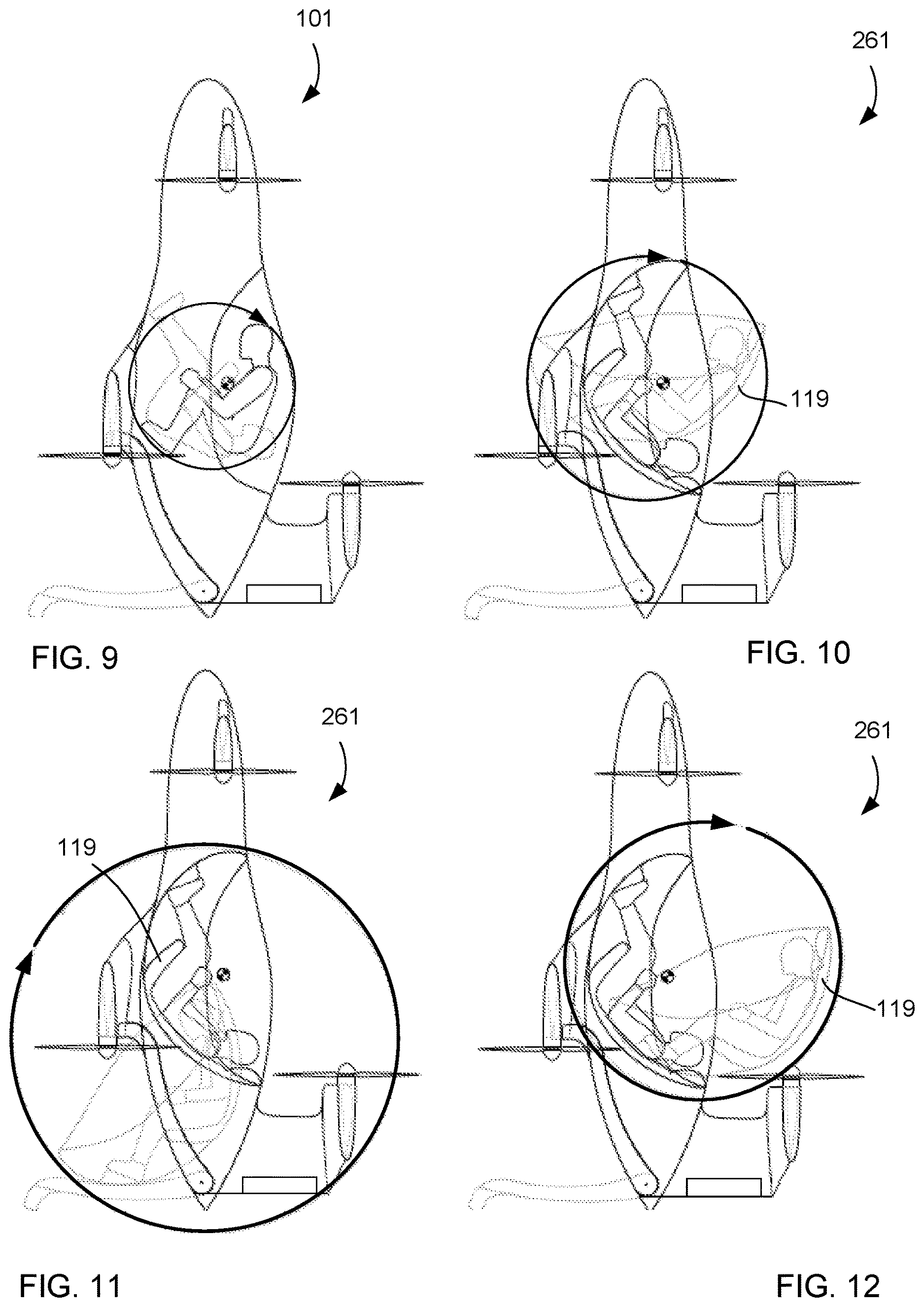 Patent US12612159 Figure 5 – EVTOL aircraft