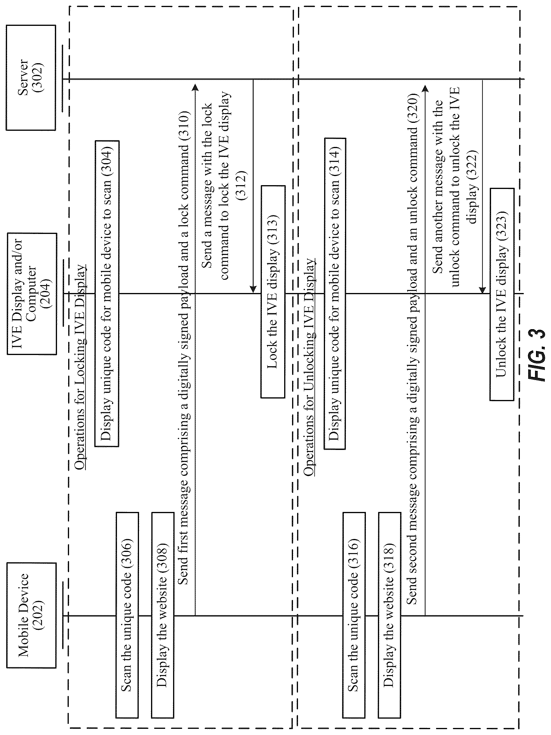 Patent US12612160 Figure 3 – Techniques to lock and unlock displays of vehicle entertainment systems for commercial passenger vehicles