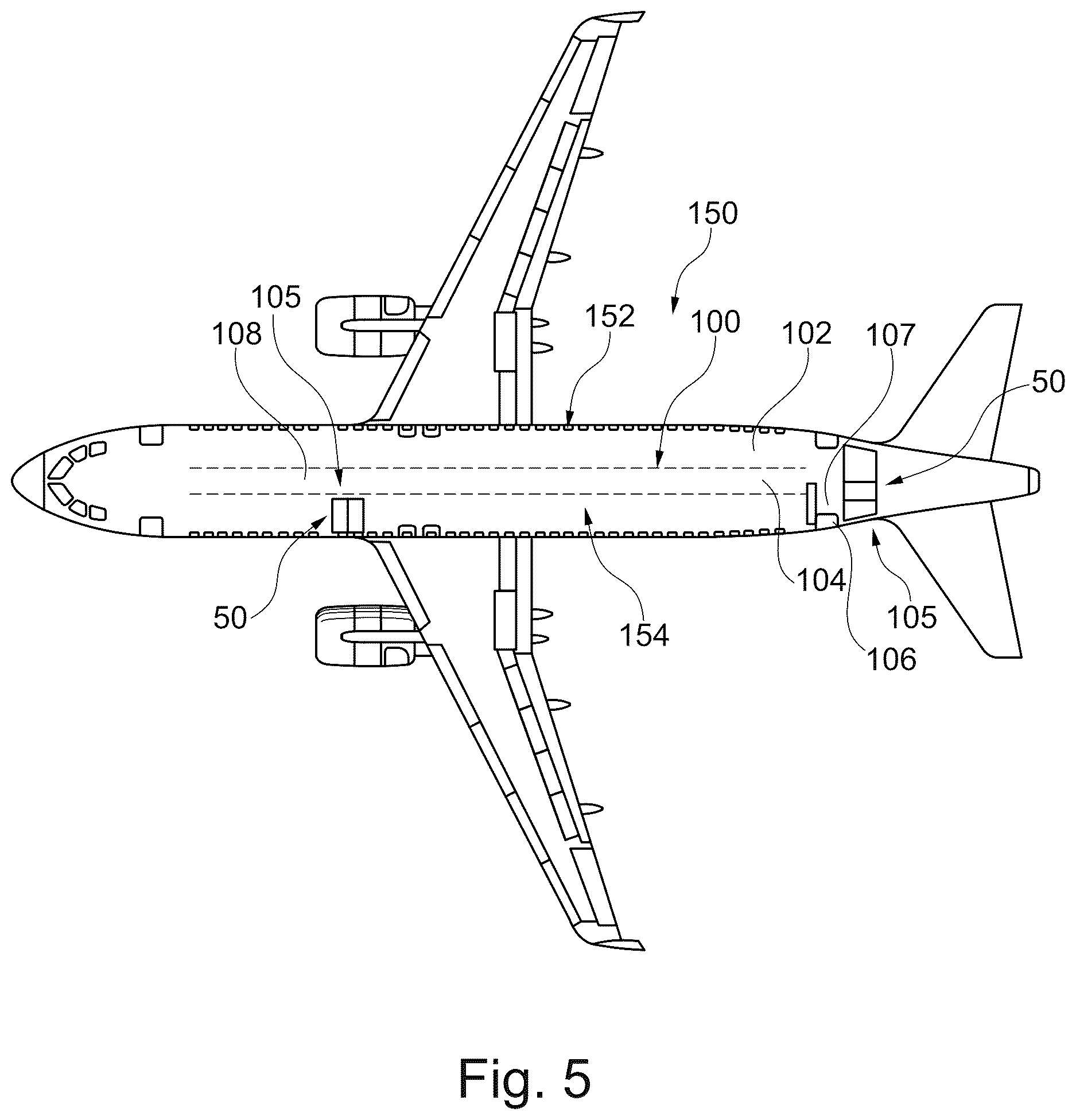 Patent US12612161 Figure 3 – Transforming lavatory door
