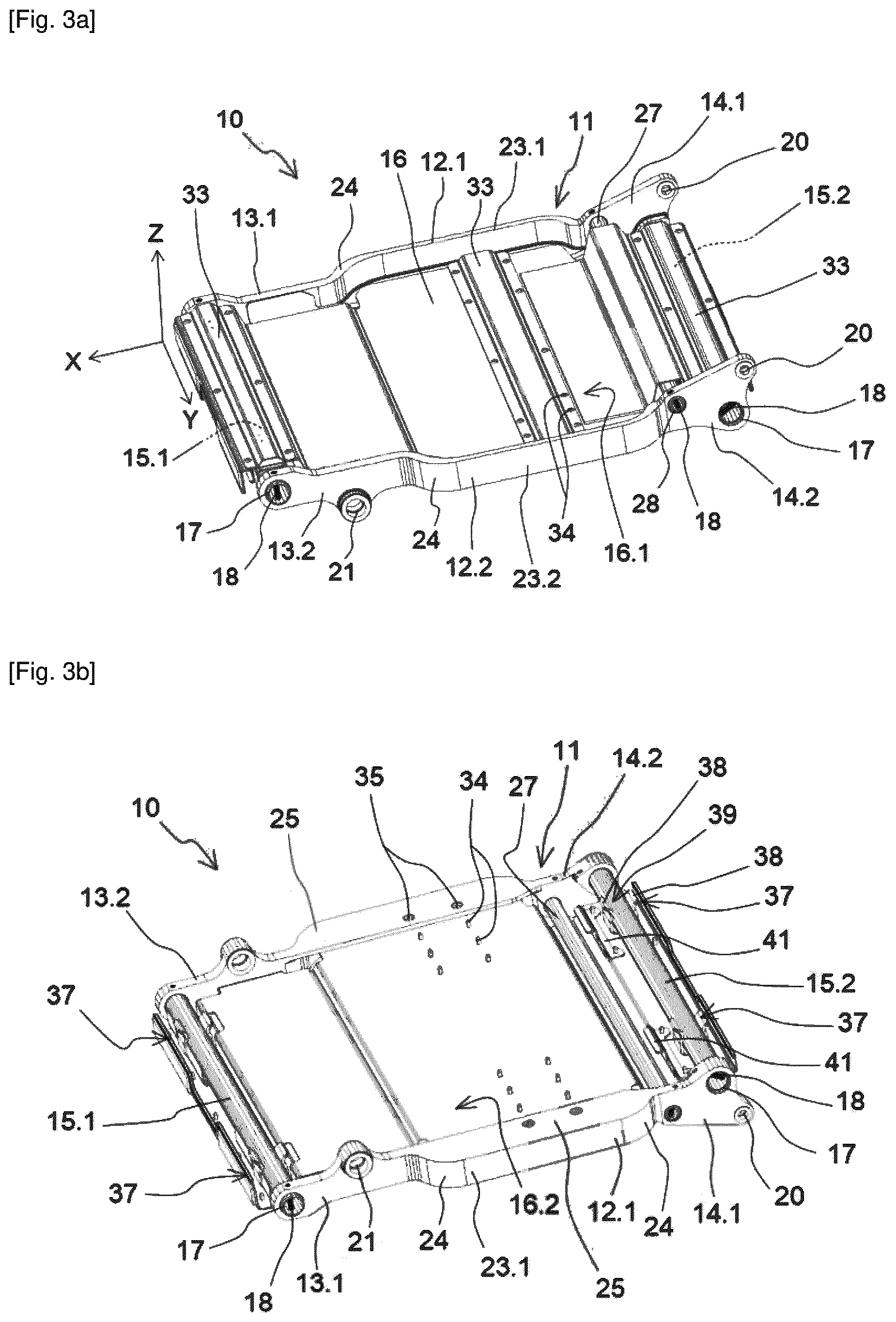 Patent US12612163 Figure 3 – Seat pan, in particular for an aircraft seat, provided with a kinetic energy absorbing tube