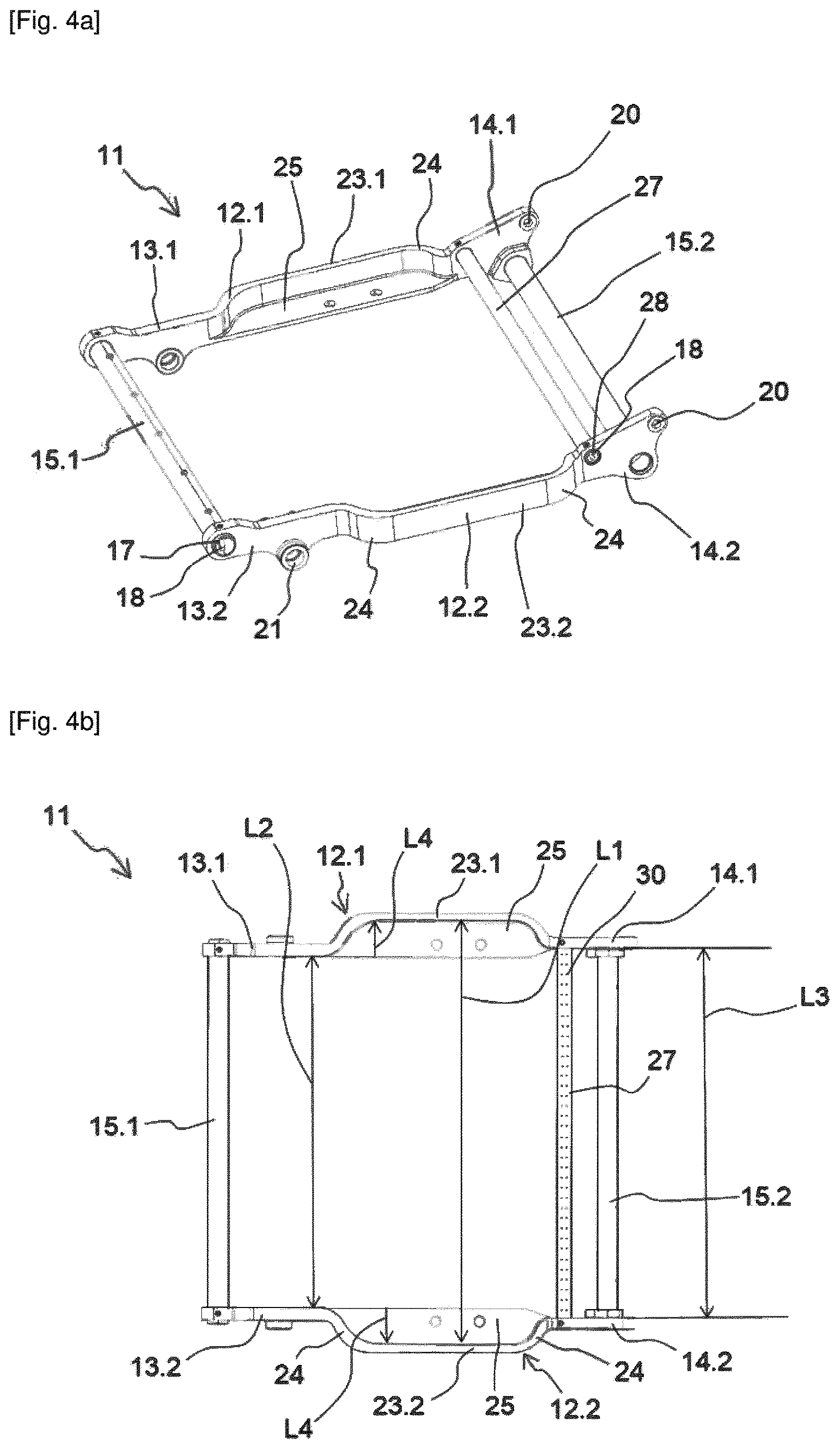 Patent US12612163 Figure 4 – Seat pan, in particular for an aircraft seat, provided with a kinetic energy absorbing tube