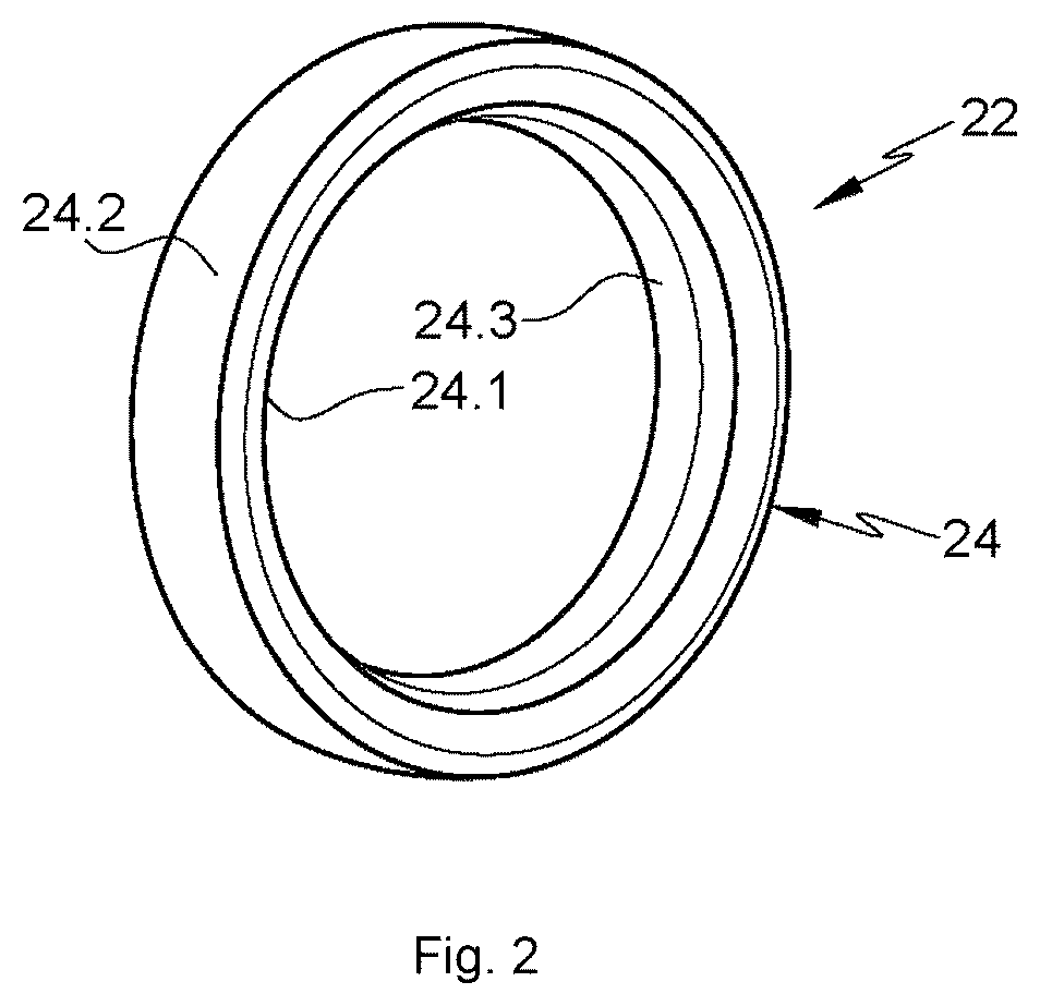 Patent US12612168 Figure 2 – Aircraft air inlet comprising at least a main de-icing system and at least one secondary de-icing system positioned at a splice plate