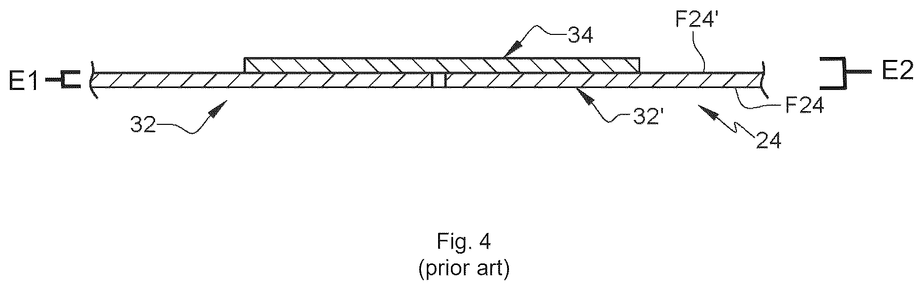 Patent US12612168 Figure 4 – Aircraft air inlet comprising at least a main de-icing system and at least one secondary de-icing system positioned at a splice plate