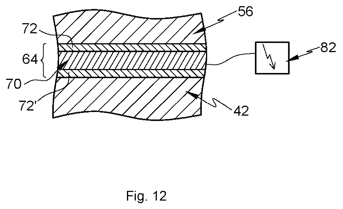 Patent US12612168 Figure 12 – Aircraft air inlet comprising at least a main de-icing system and at least one secondary de-icing system positioned at a splice plate