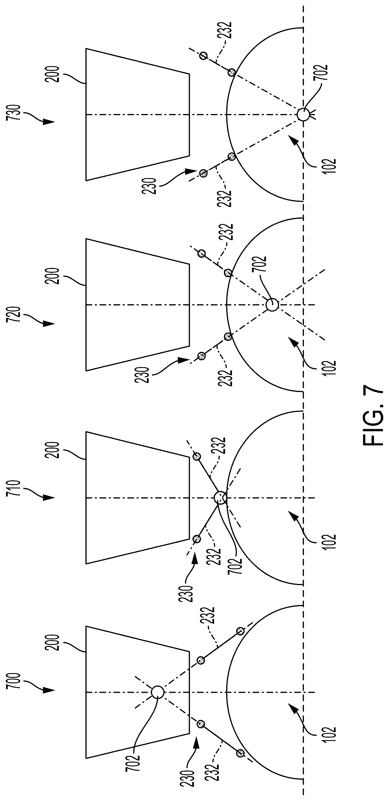 Patent US12612170 Figure 6 – Forward engine mount with converging links