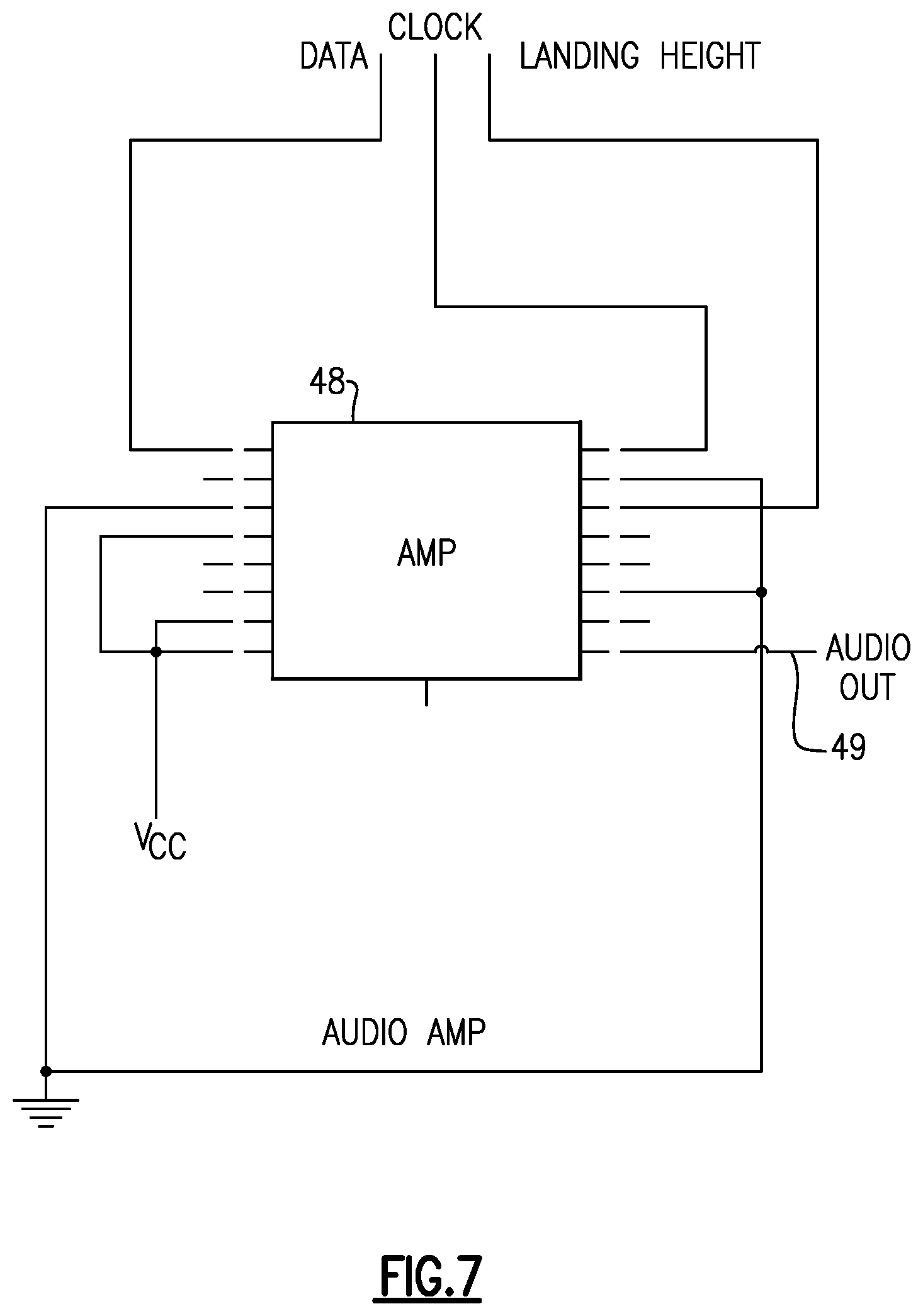 Patent US12612181 Figure 4 – Sky voice alert LHA 500 for general aviation aircraft